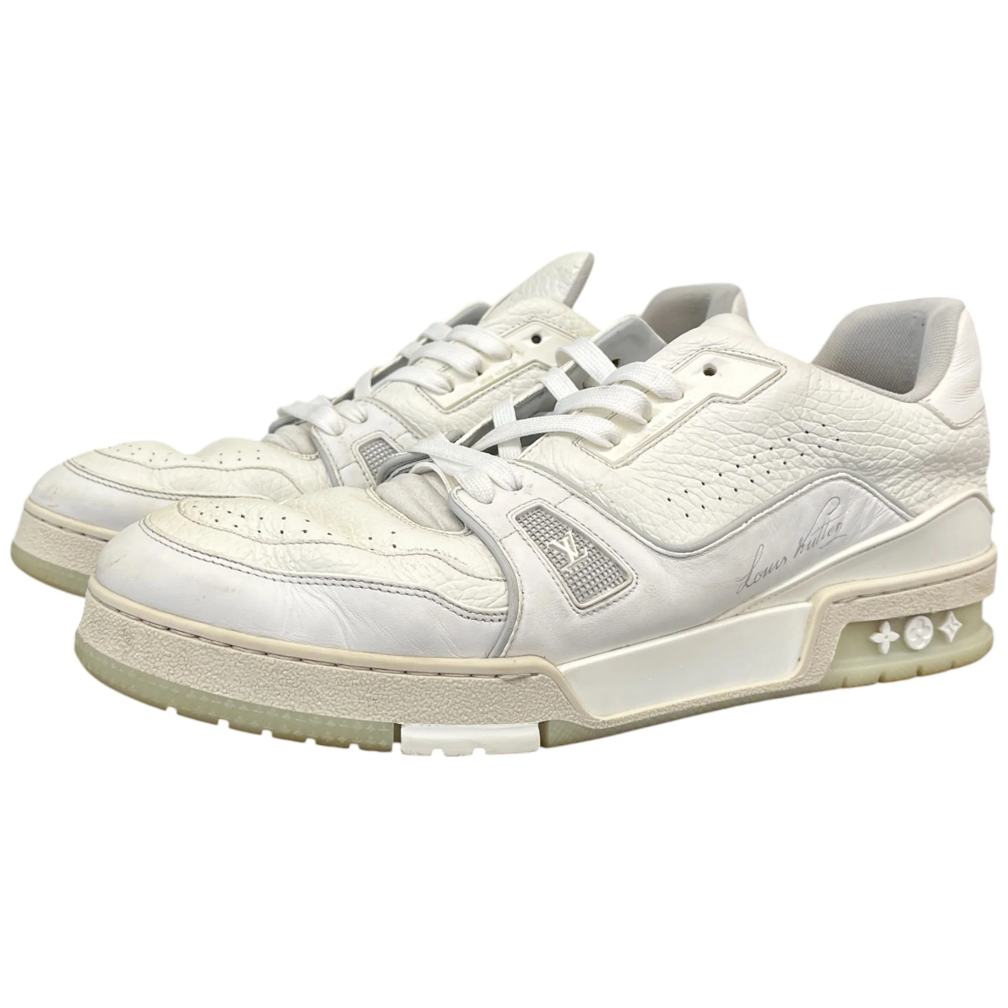 Men's Lv Low Trainers White Size EU 43 / UK 9 - Image 8
