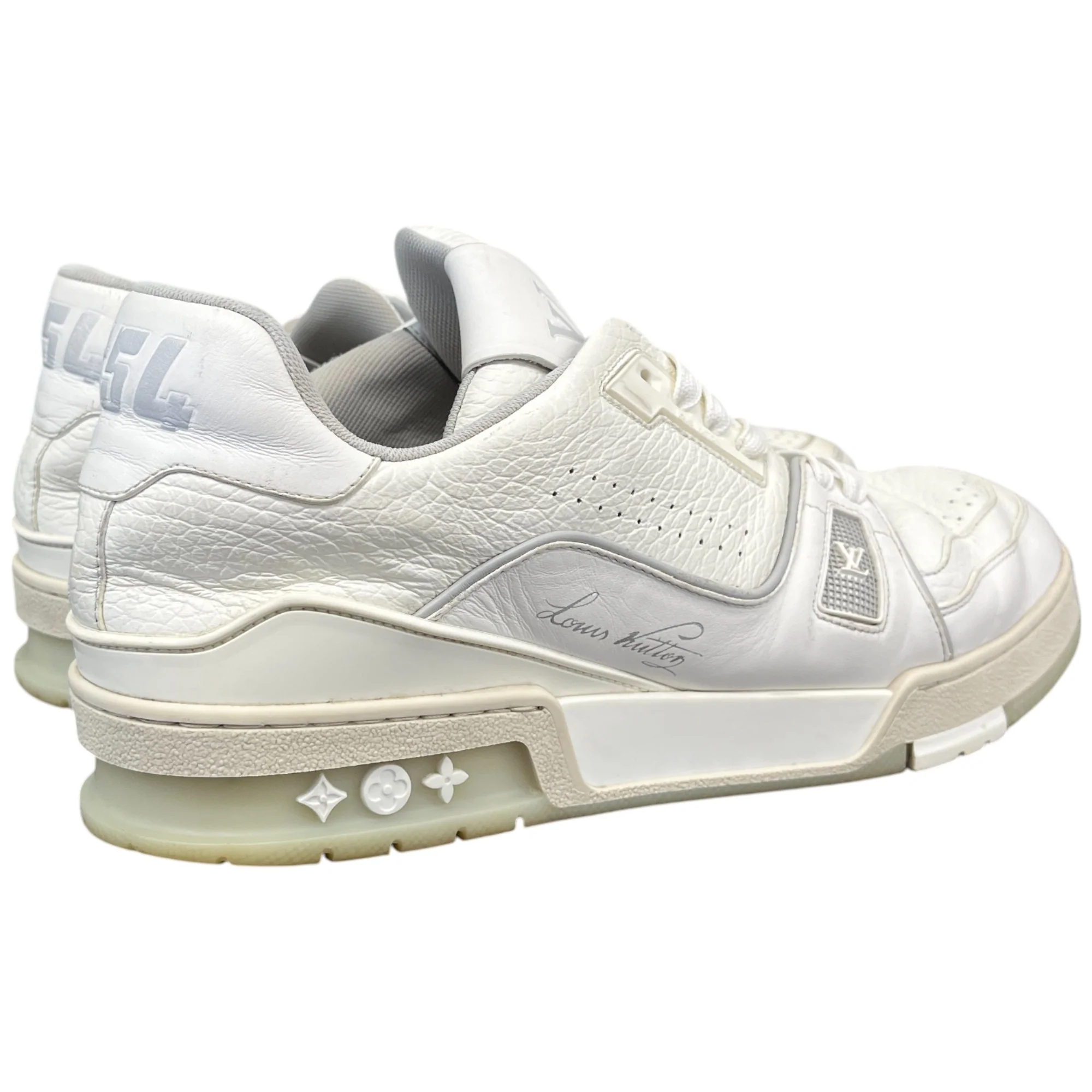 Men's Lv Low Trainers White Size EU 43 / UK 9 - Image 9