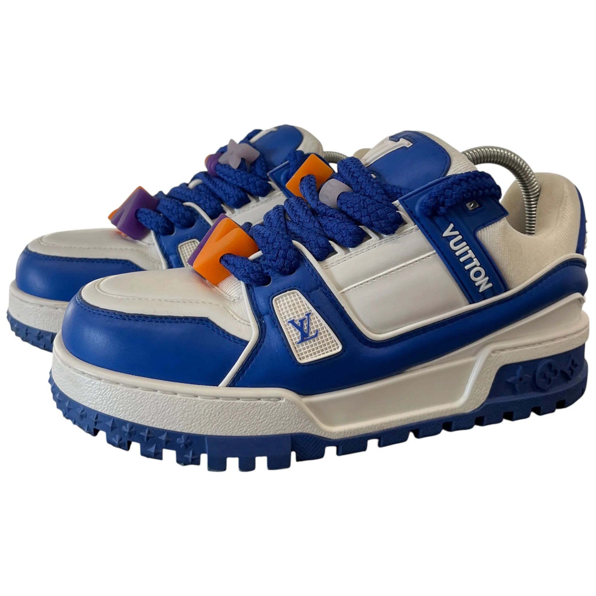 Men's Lv Maxi Low Trainers Blue Size EU 40.5 / UK 6.5 - Image 8