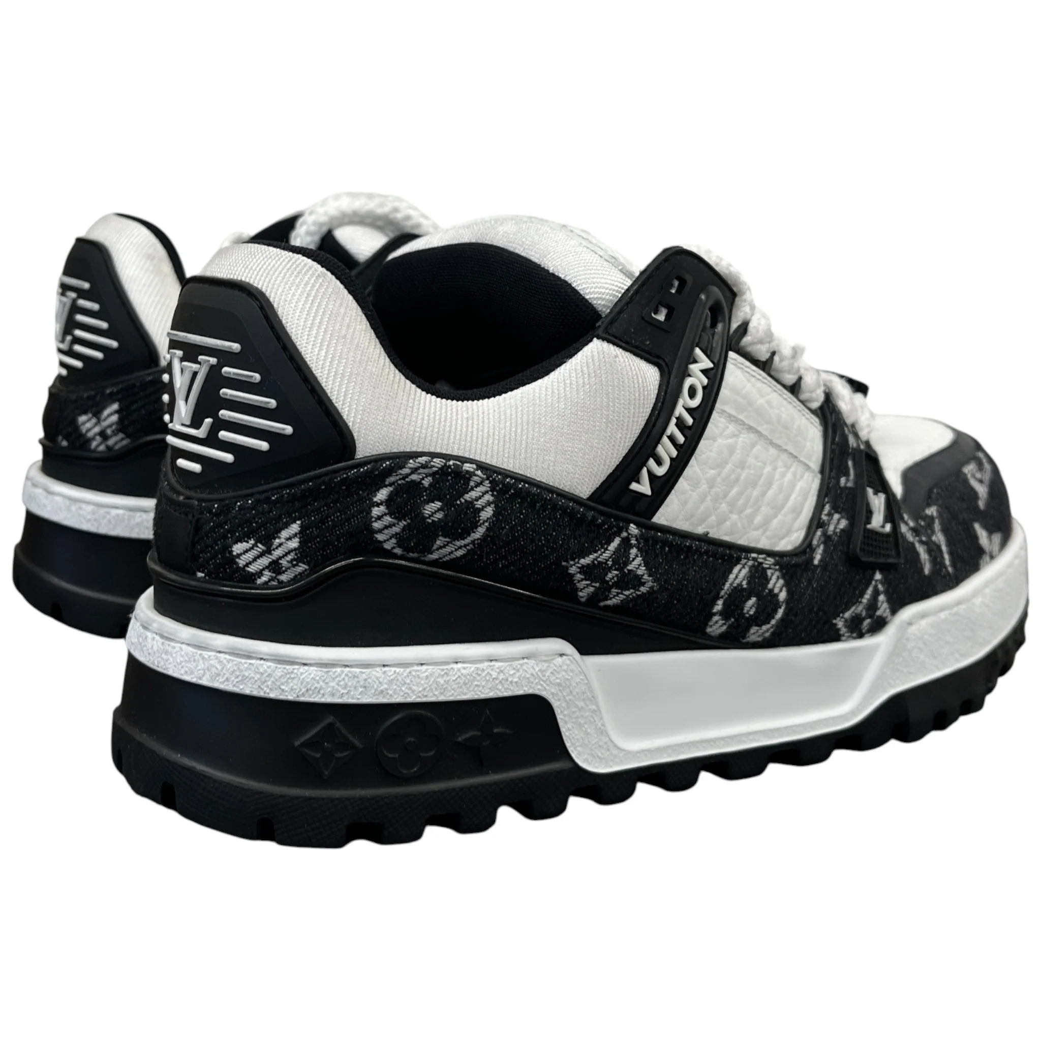 Men's Lv Maxi Low Trainers White Size EU 41.5 / UK 7.5 - Image 9