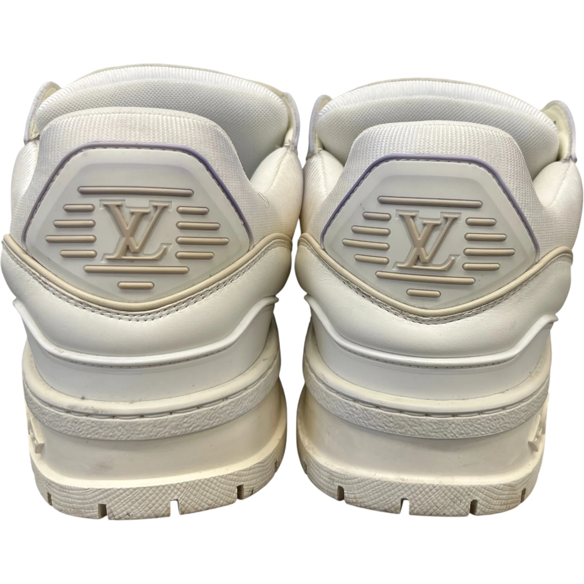 Men's Lv Maxi Low Trainers White Size EU 42 / UK 8 - Image 7