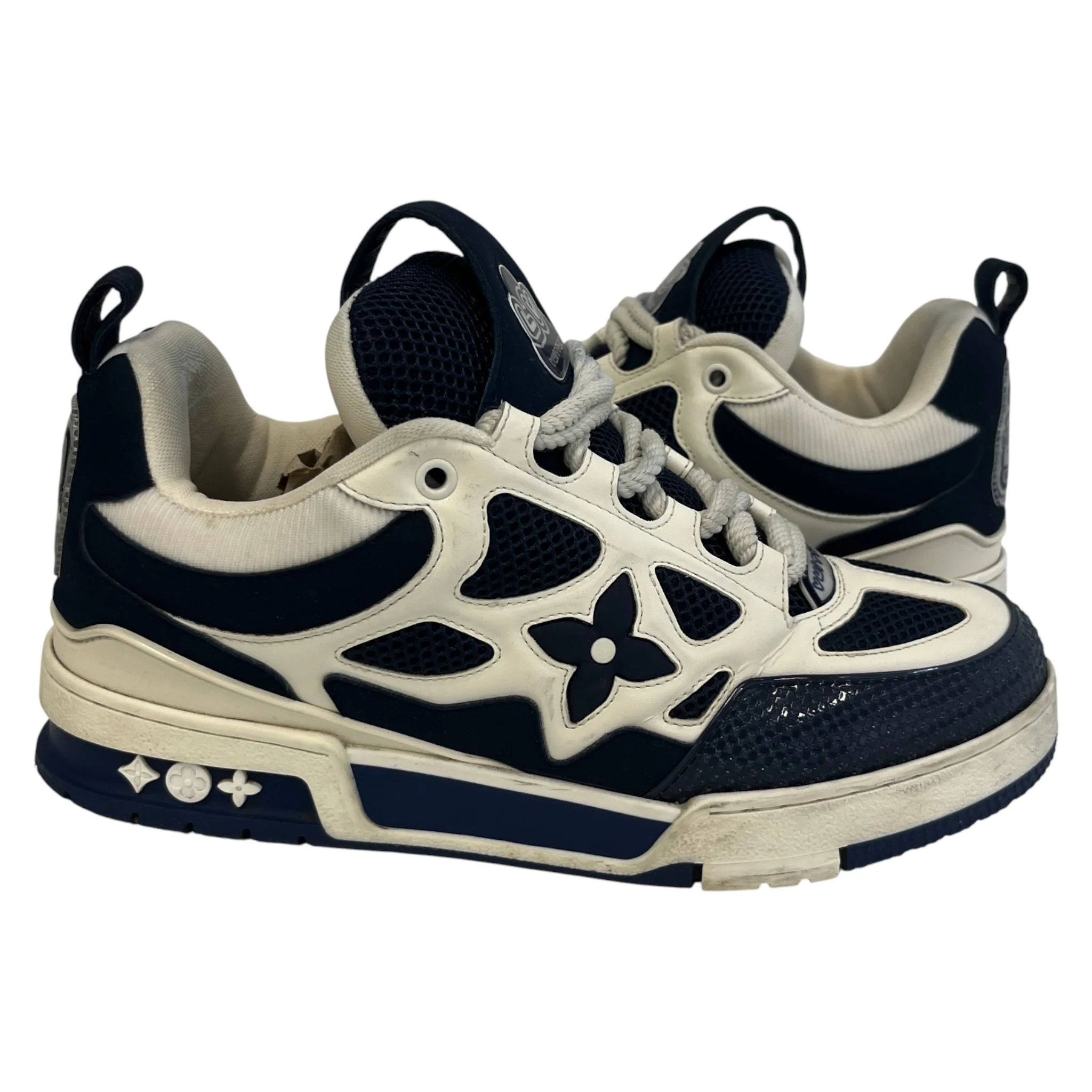 Men's Lv Skate Low Trainers Blue Size EU 40.5 / UK 6.5 - Image 3