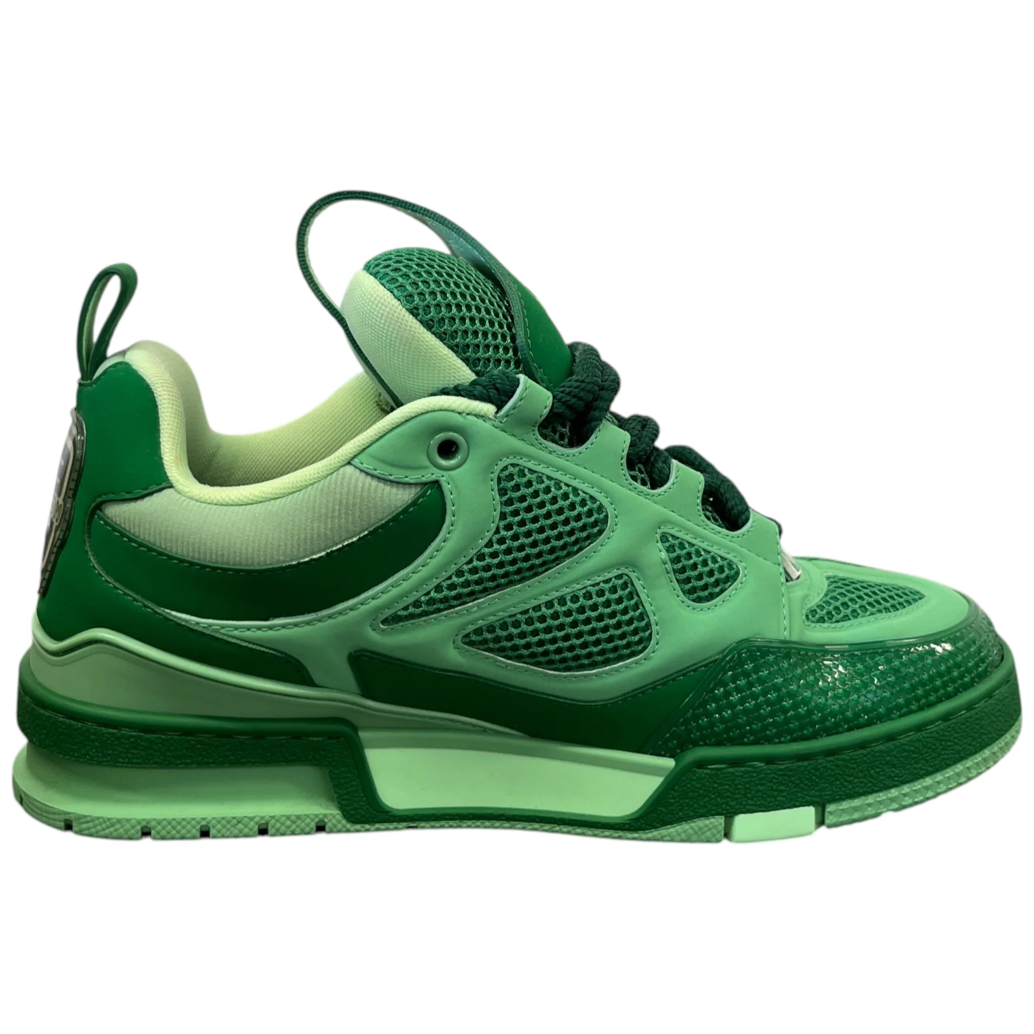 Men's Lv Skate Low Trainers Green Size EU 39 / UK 5 - Image 4
