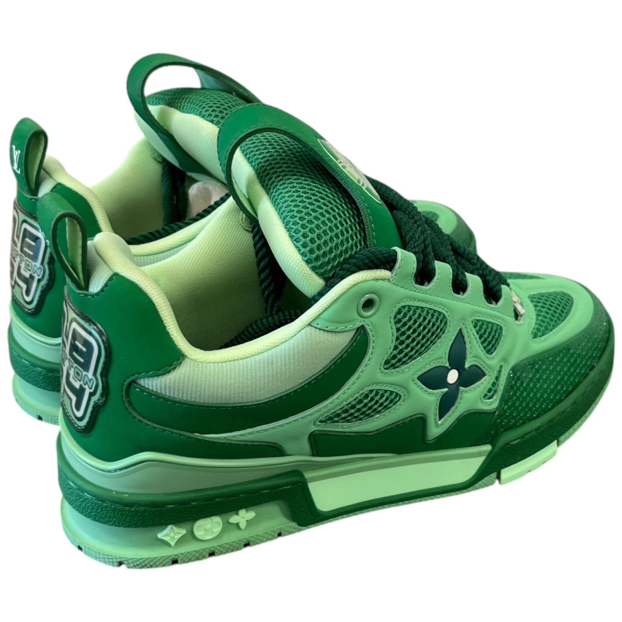 Men's Lv Skate Low Trainers Green Size EU 39 / UK 5 - Image 8