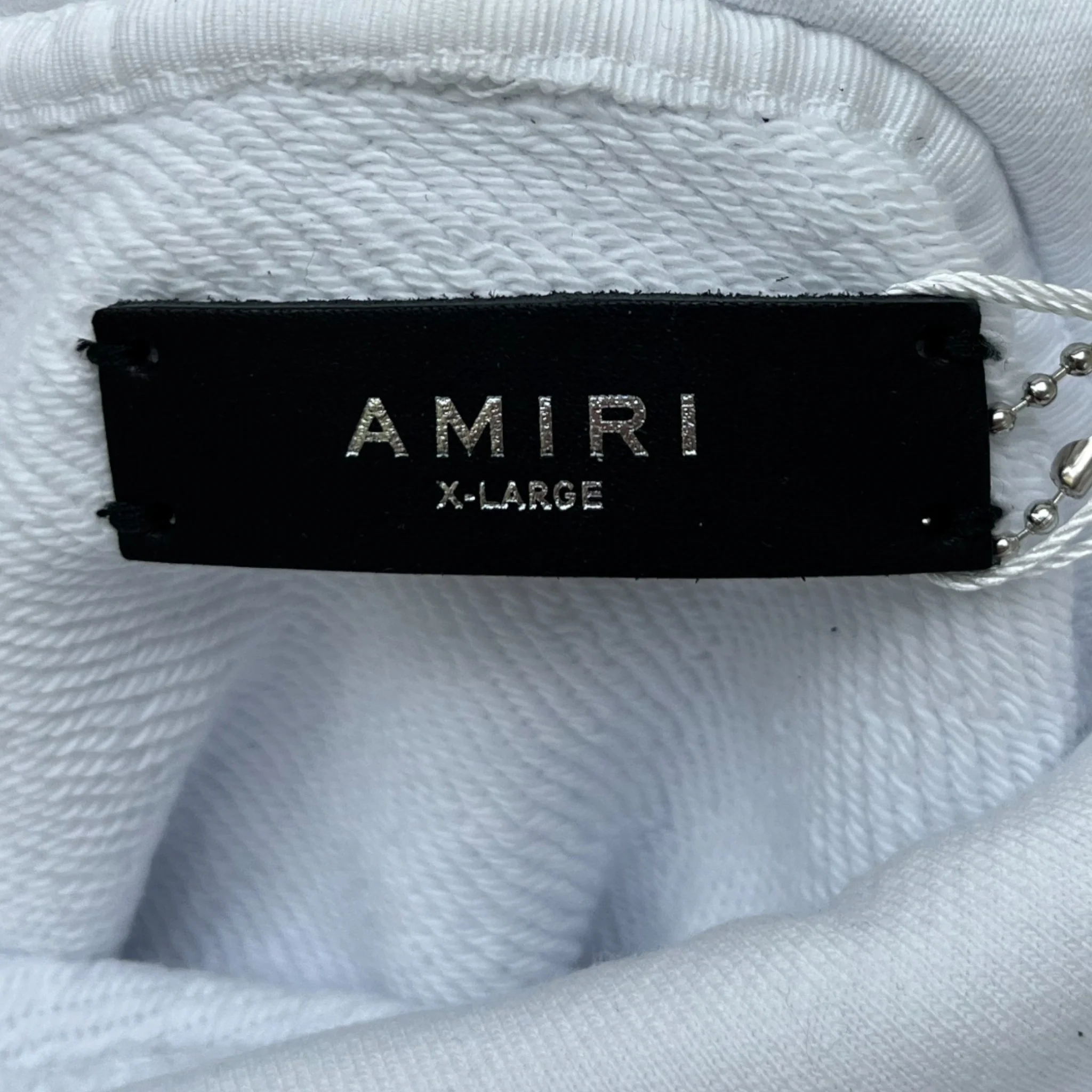 Men's Ma Bar Logo Hoodie White Size XL - Image 8