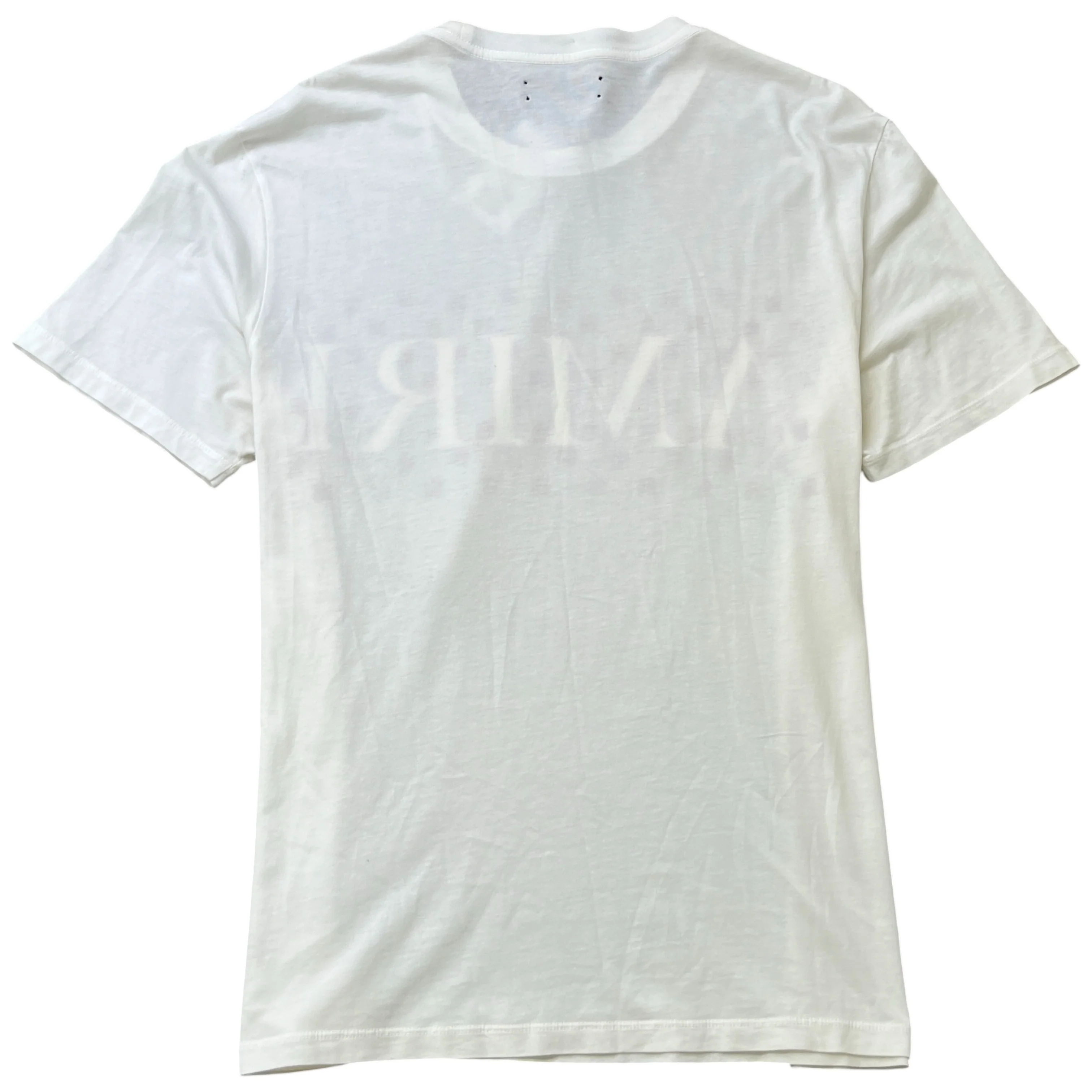 Men's Ma Paisley Logo Print T-Shirt White Size M - Image 2