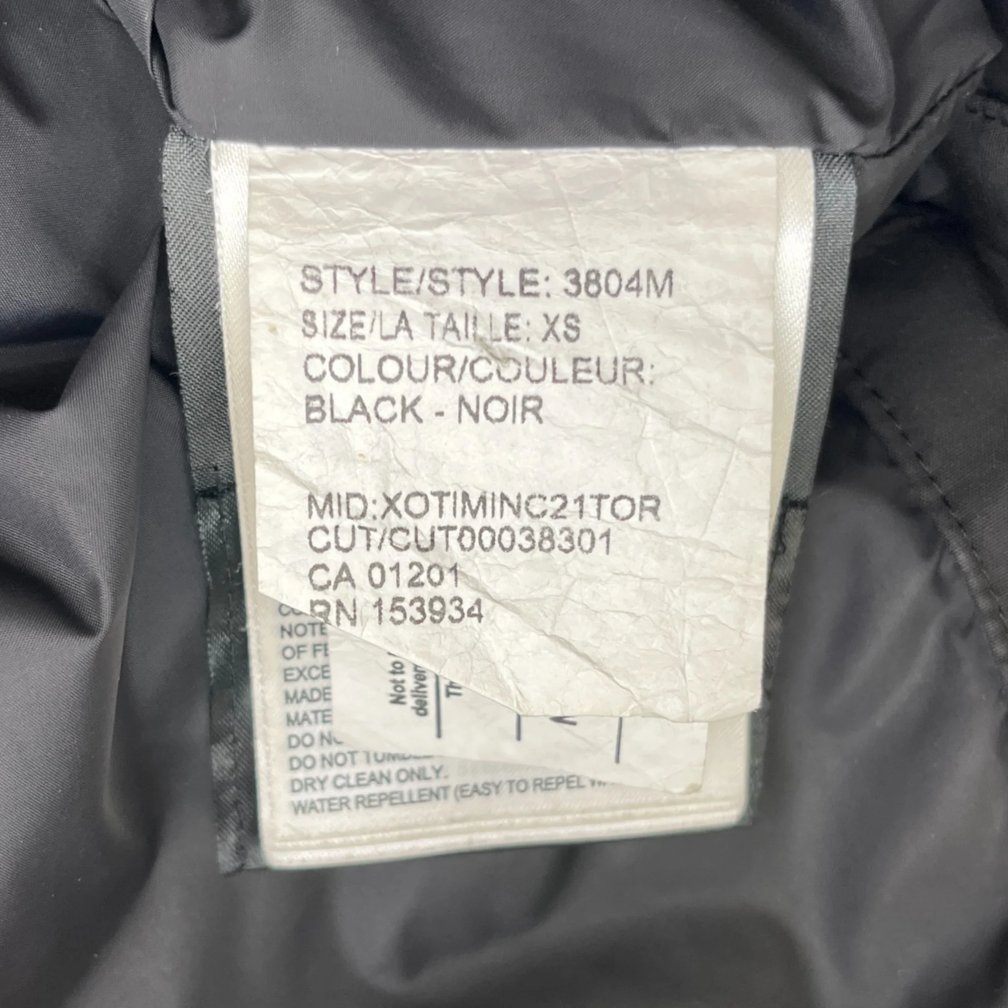 Men's Macmillan Down Jacket Black Size XS - Image 6