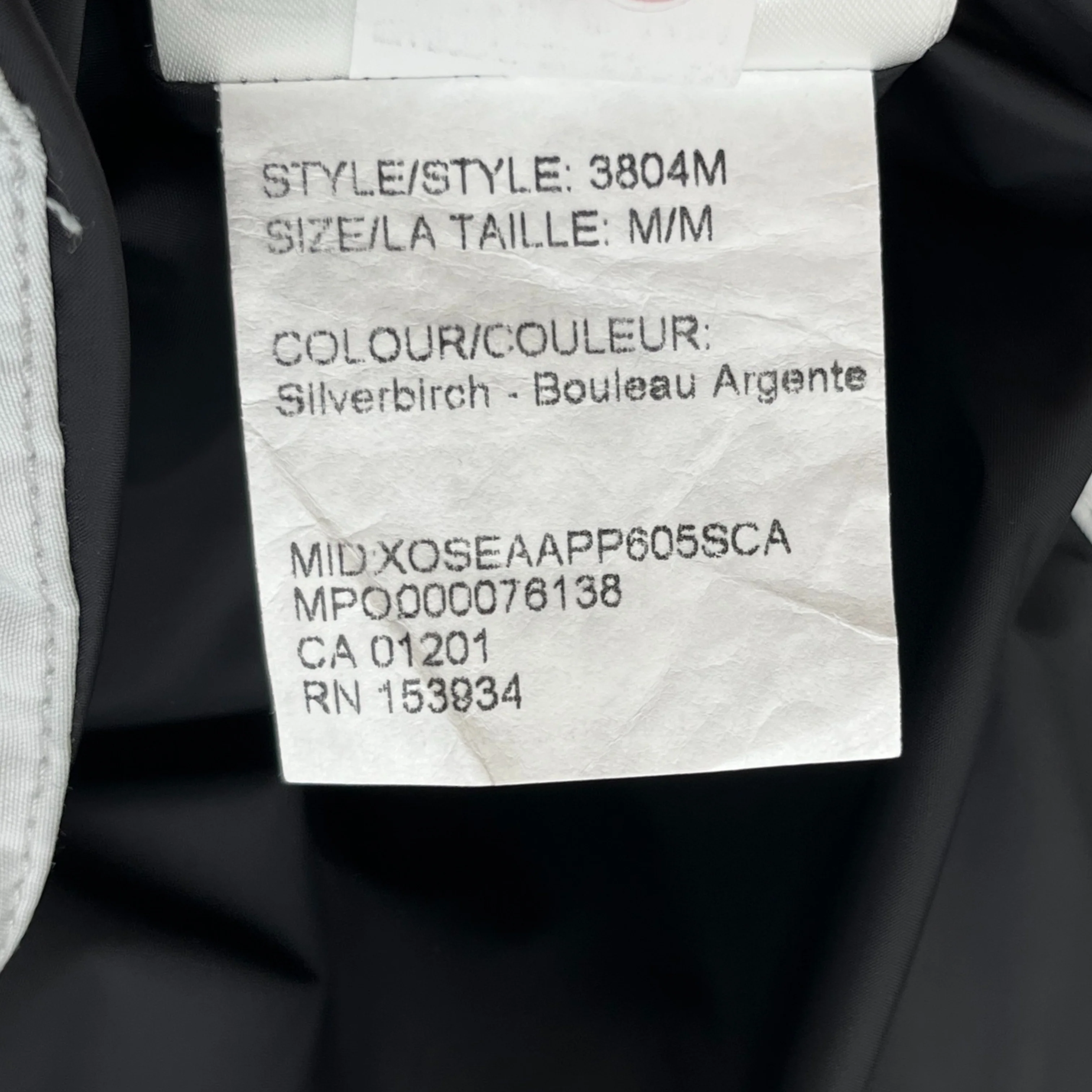 Men's Macmillan Parka Down Jacket Grey Size M - Image 6
