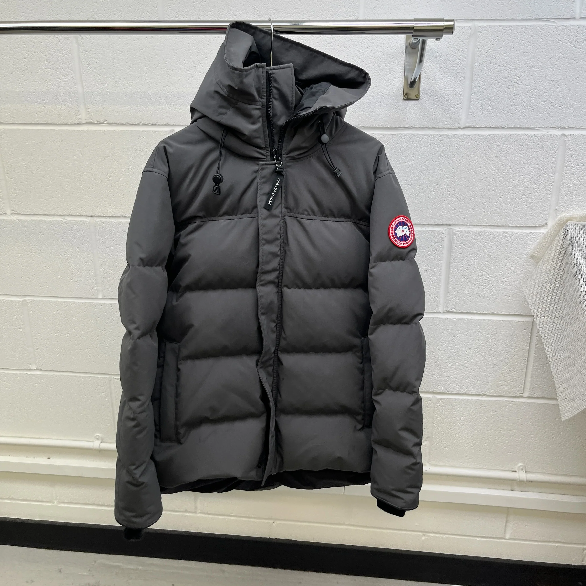 Men's Macmillan Parka Down Jacket Grey Size XXL - Image 8