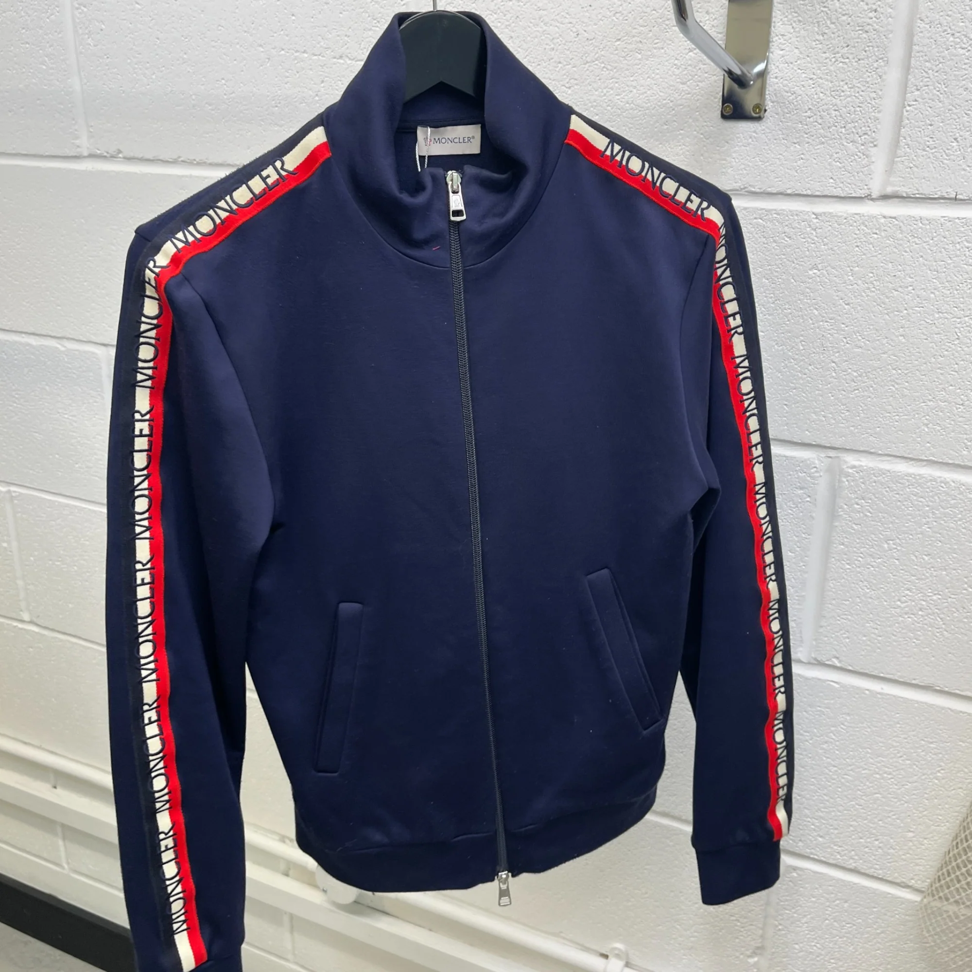 Men's Maglia Cardigan Jacket Navy Size XS - Image 7