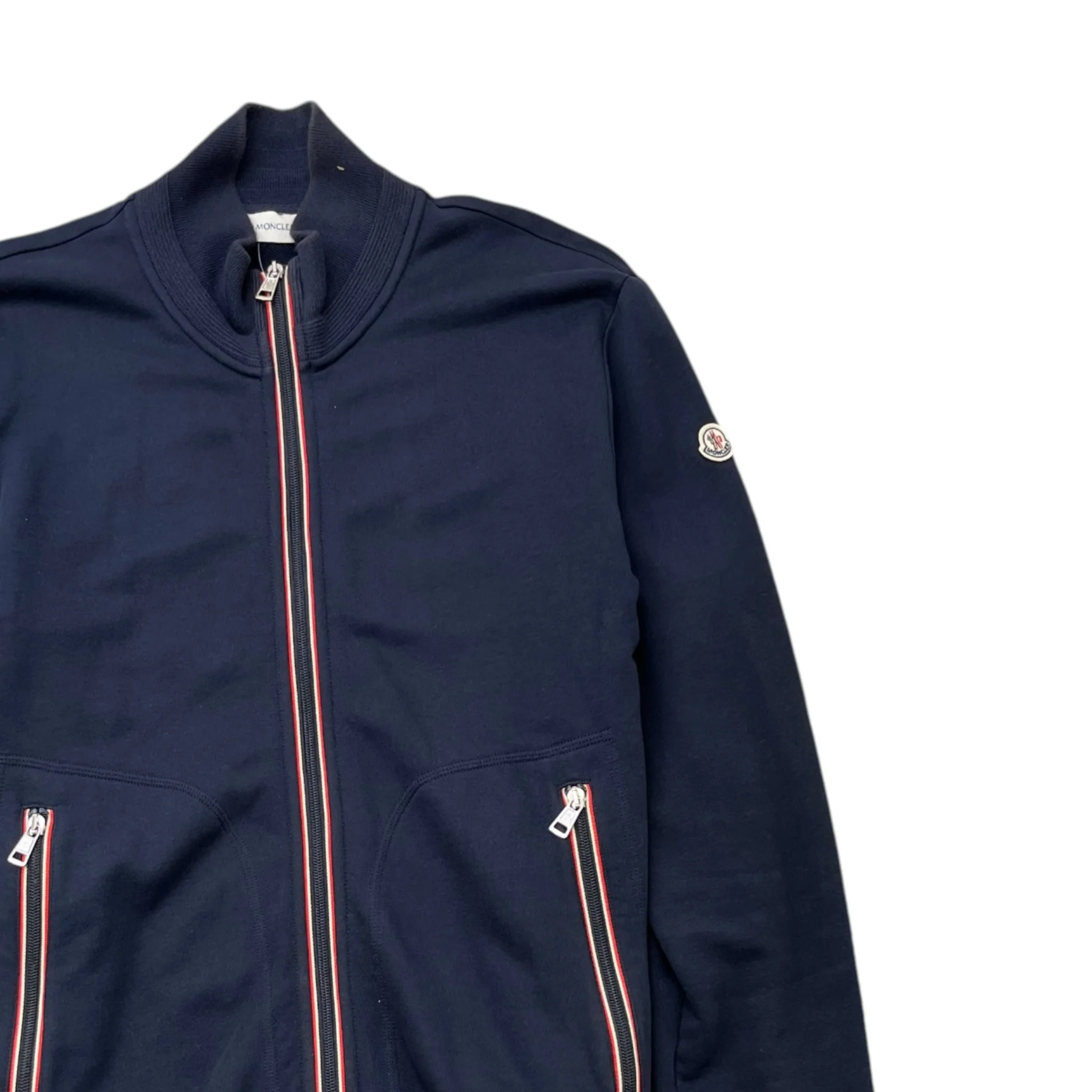 Men's Maglia Cardigan Track Jacket Navy Size XL - Image 3