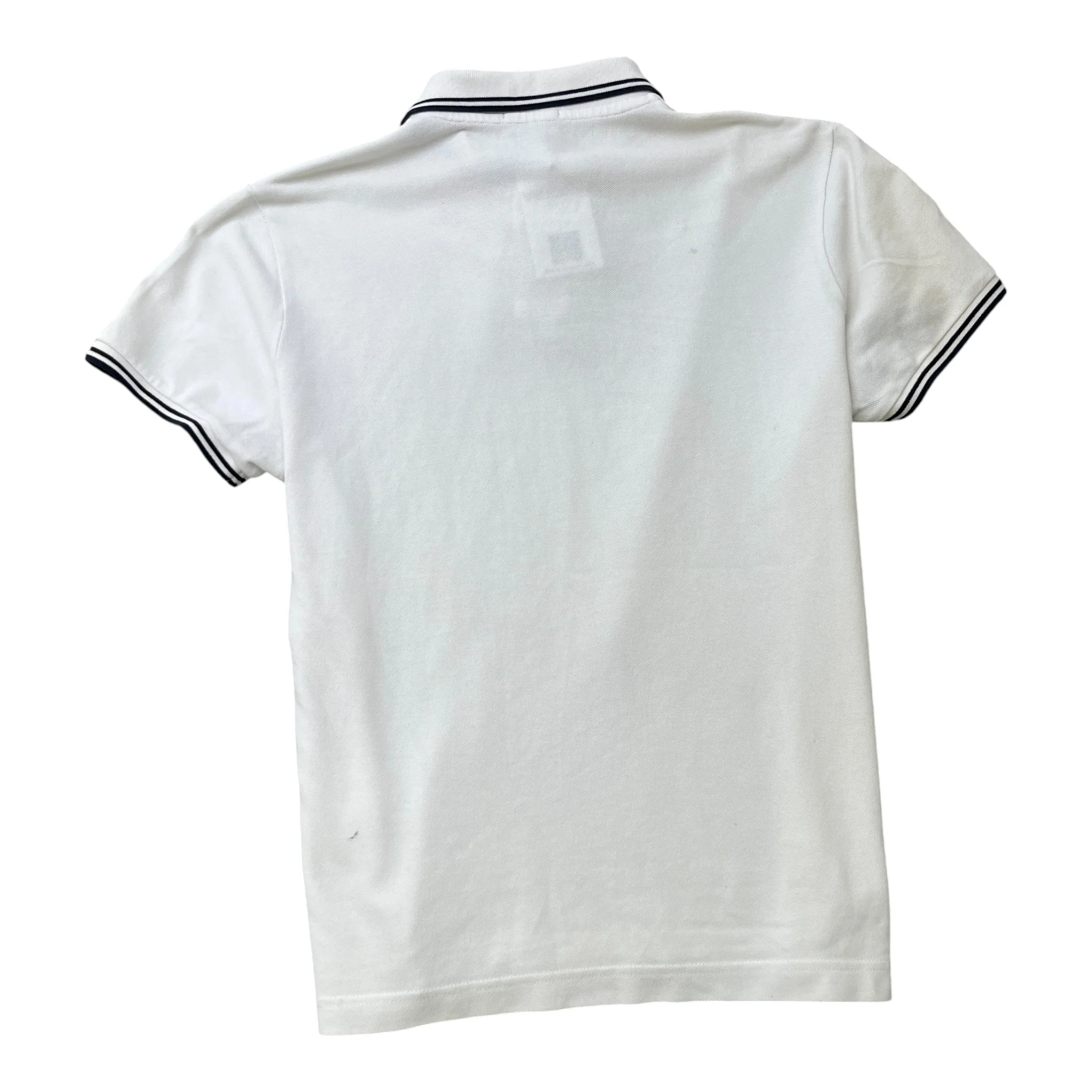Men's Maglia Polo Manica Corta Polo Shirt White Size L - Image 2