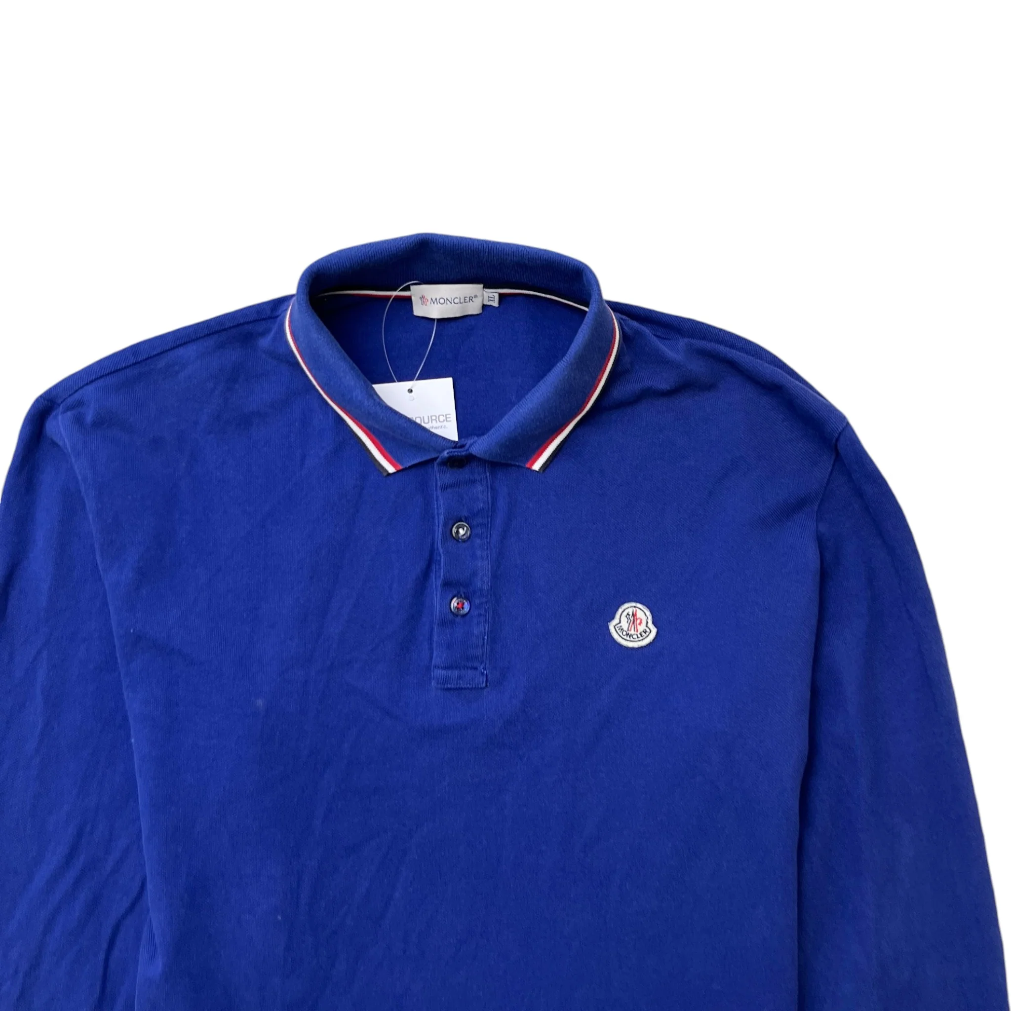 Men's Maglia Polo Shirt Blue Size XL - Image 5