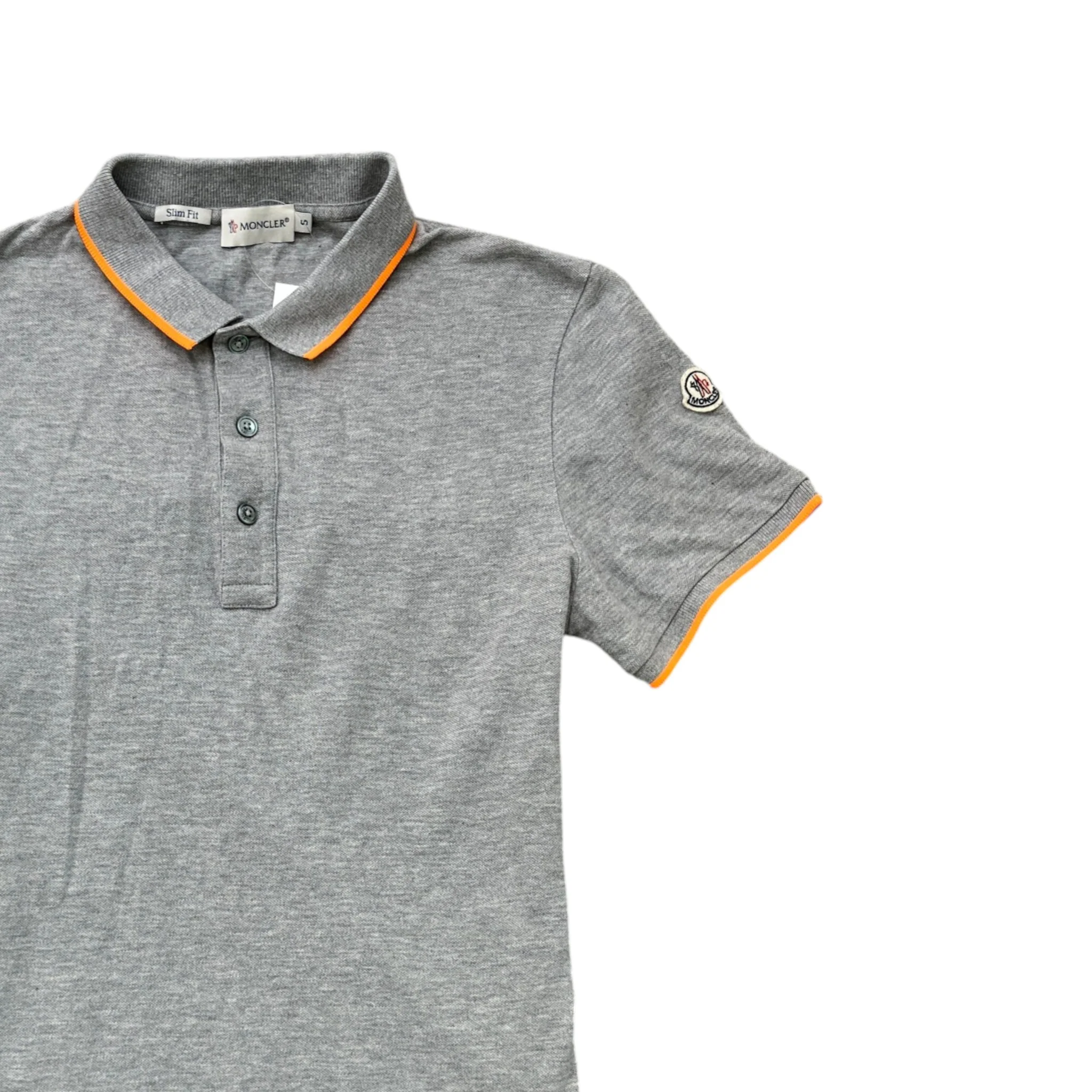 Men's Maglia Polo Shirt Grey Size XS - Image 3
