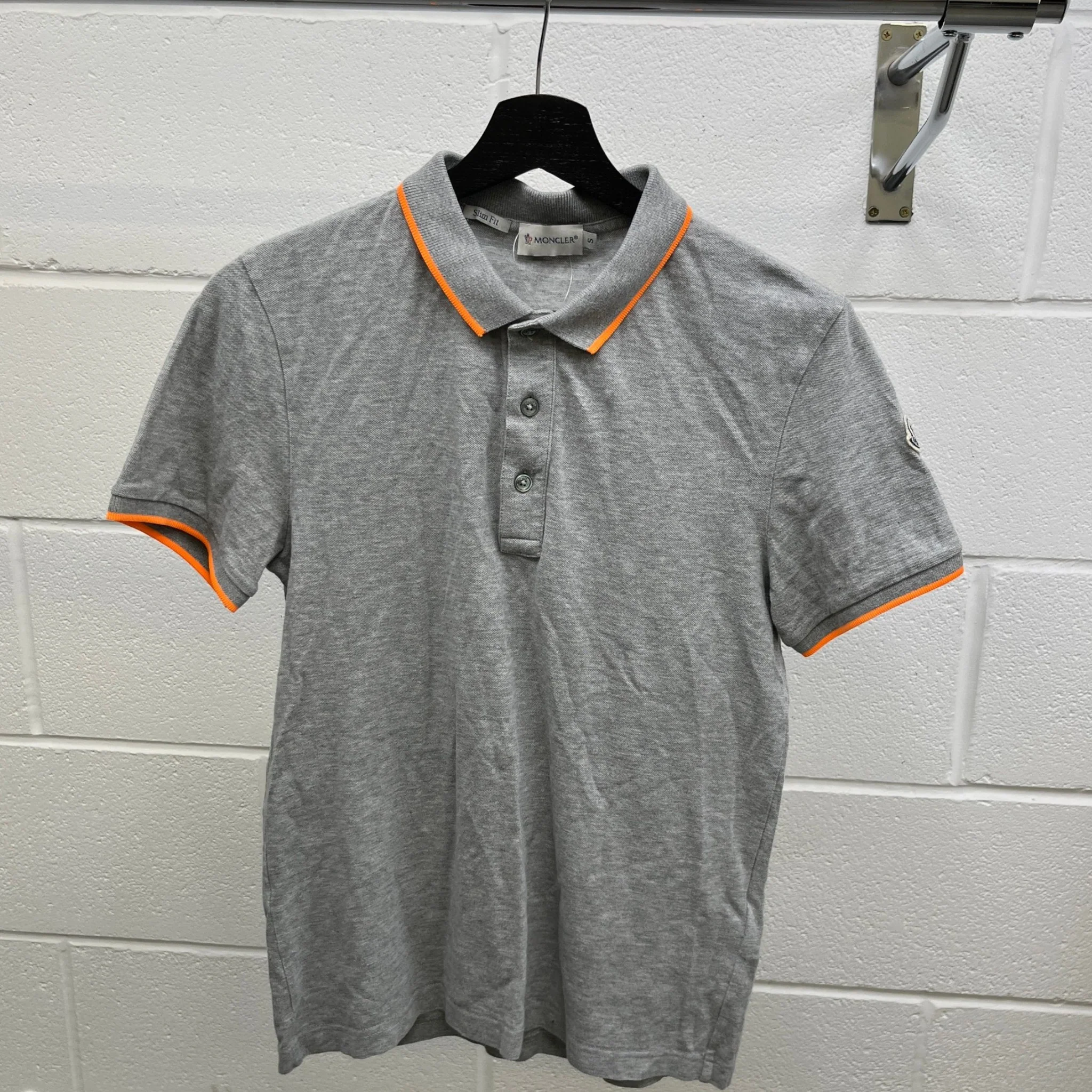 Men's Maglia Polo Shirt Grey Size XS - Image 8