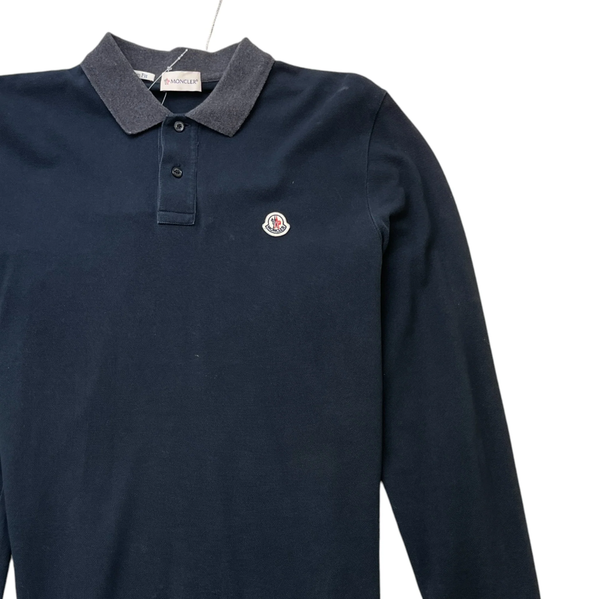 Men's Maglia Polo Shirt Navy Size L - Image 3