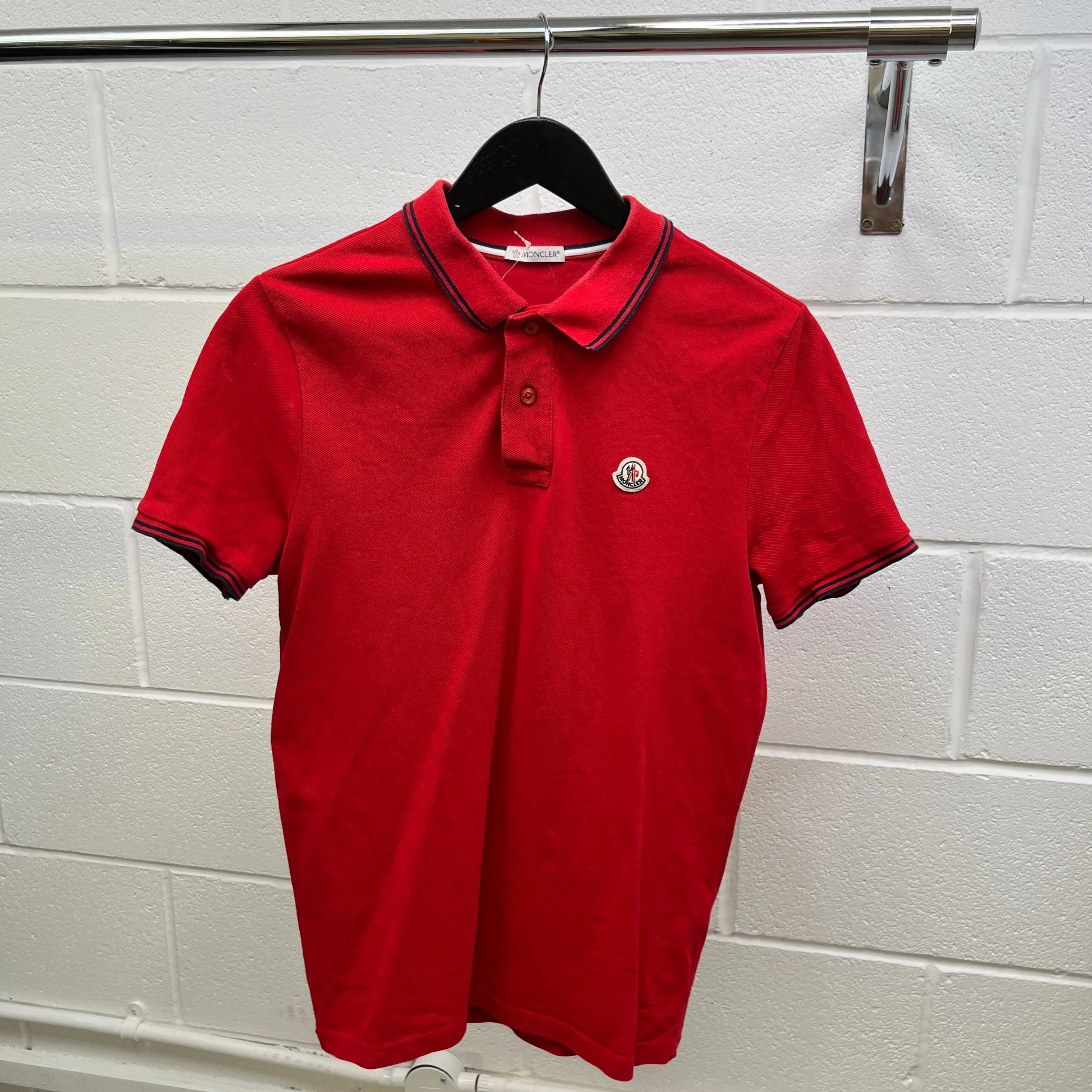 Men's Maglia Polo Shirt Red Size L - Image 9