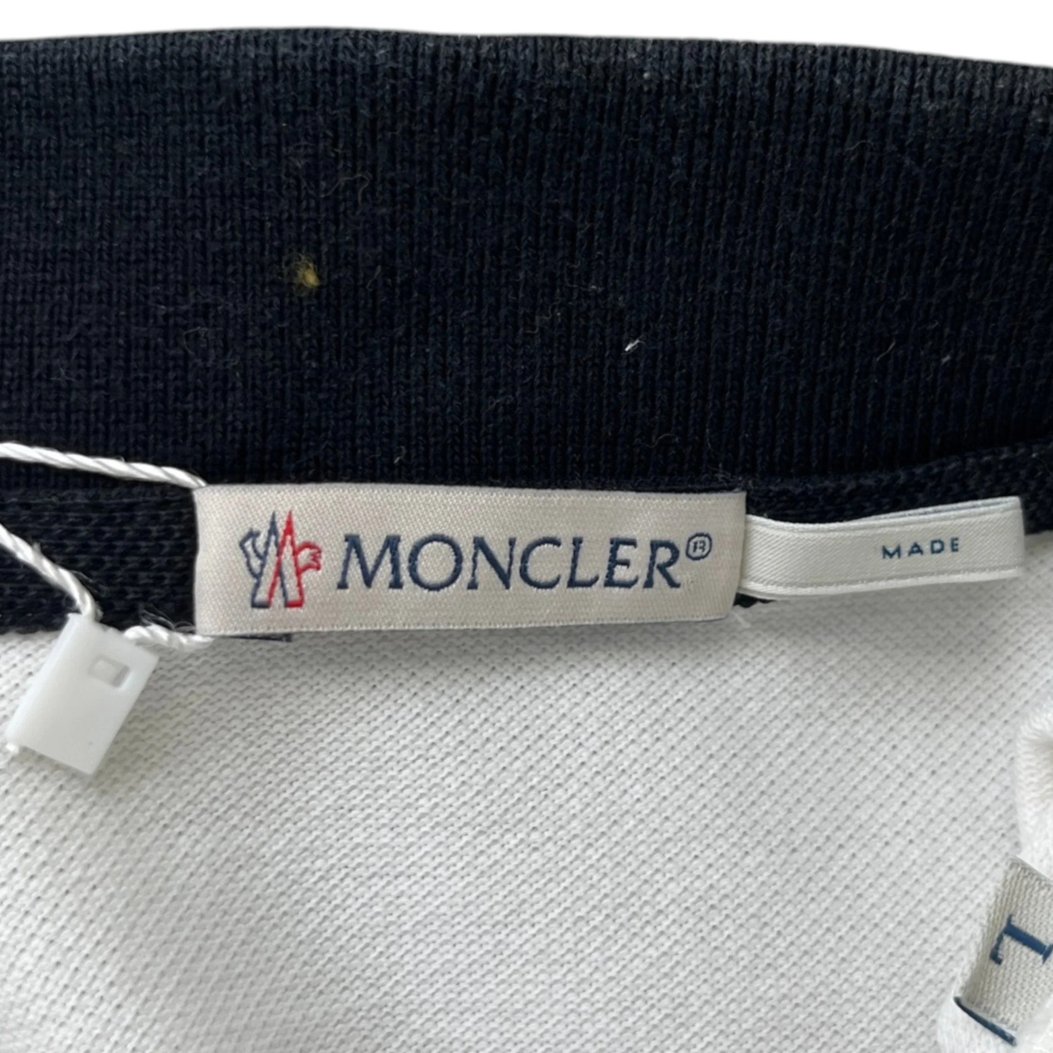 Men's Maglia Polo Shirt White Size L - Image 7