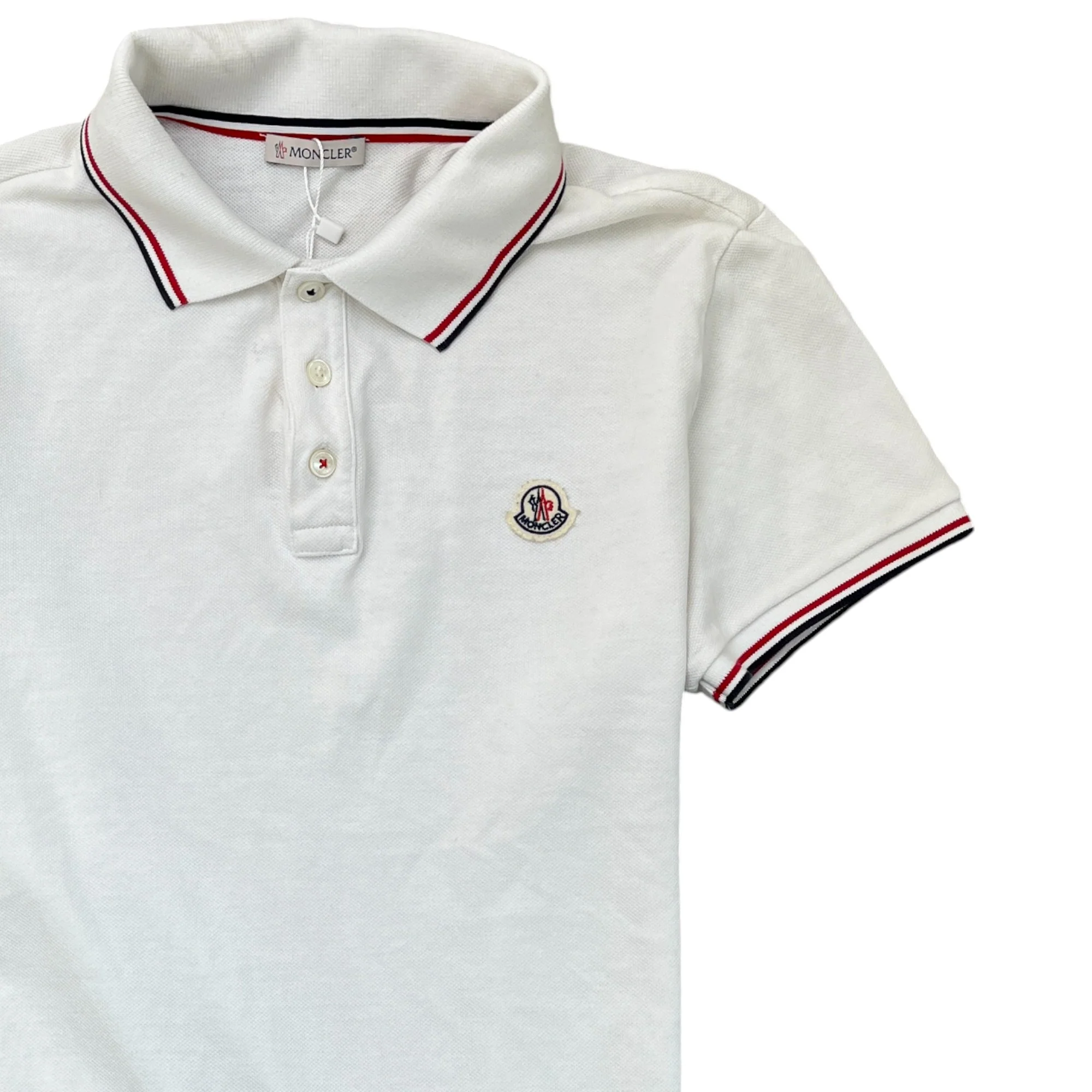 Men's Maglia Polo Shirt White Size S - Image 3