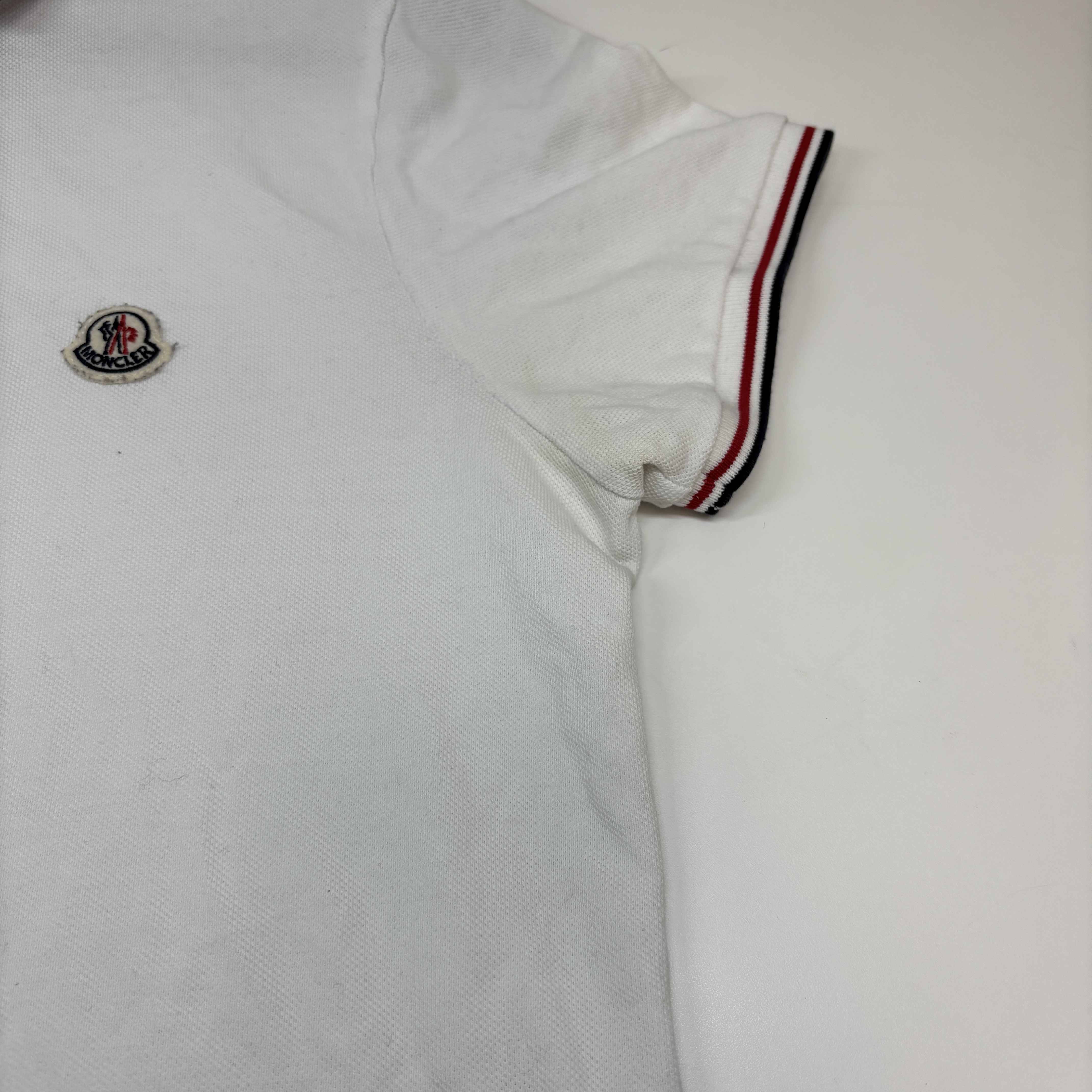 Men's Maglia Polo Shirt White Size S - Image 12