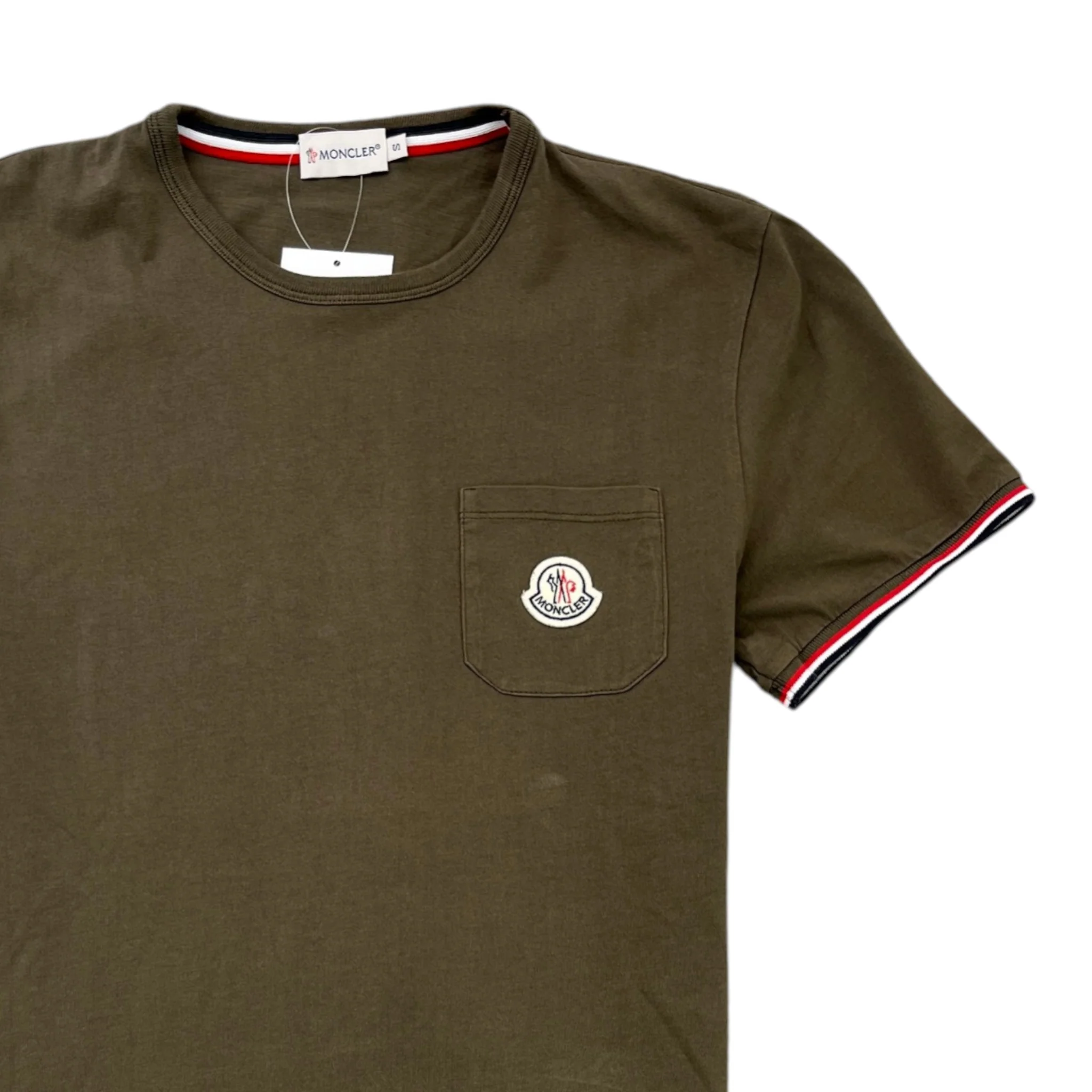 Men's Maglia T-Shirt Khaki Size S - Image 3
