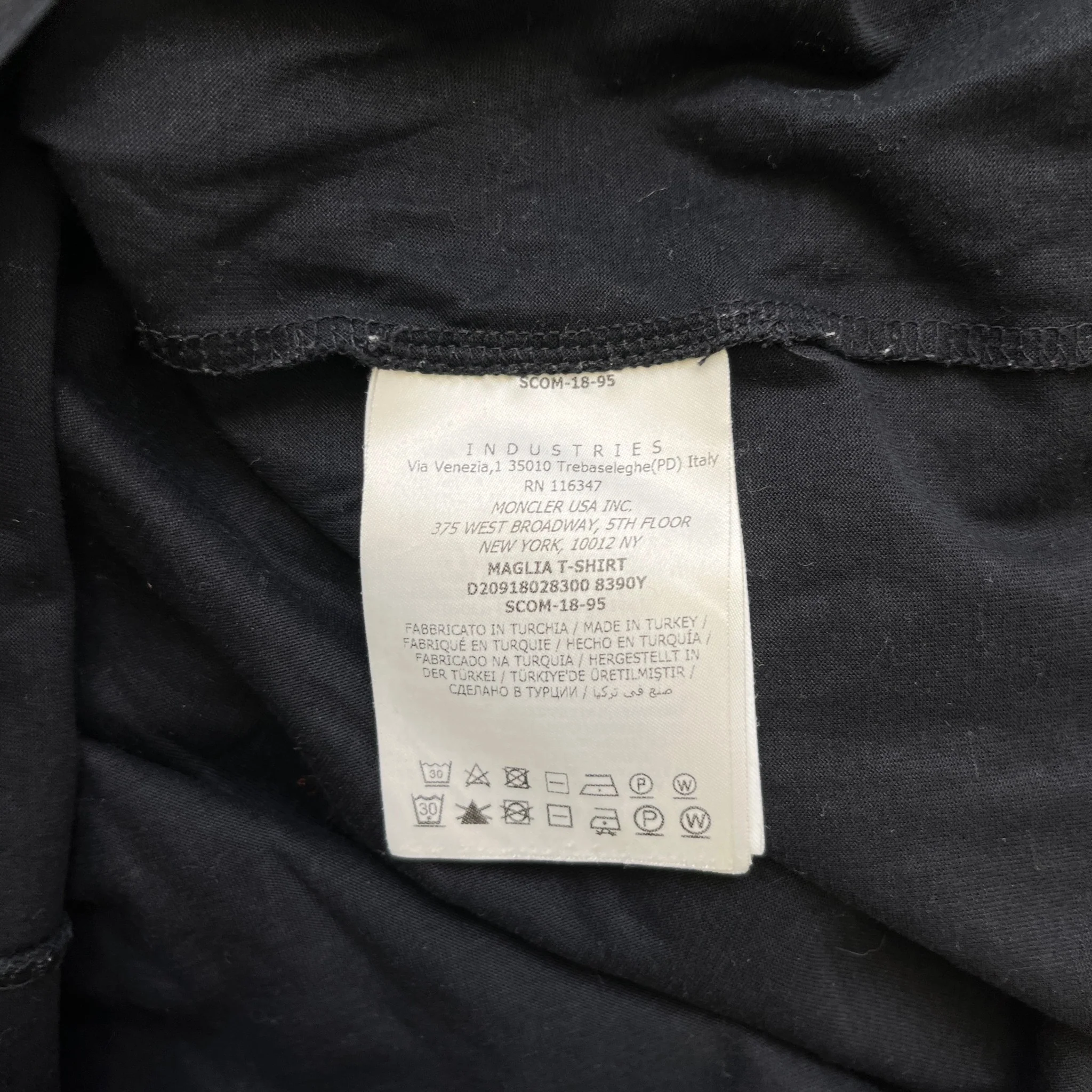 Men's Maglia Top Black Size XS - Image 8