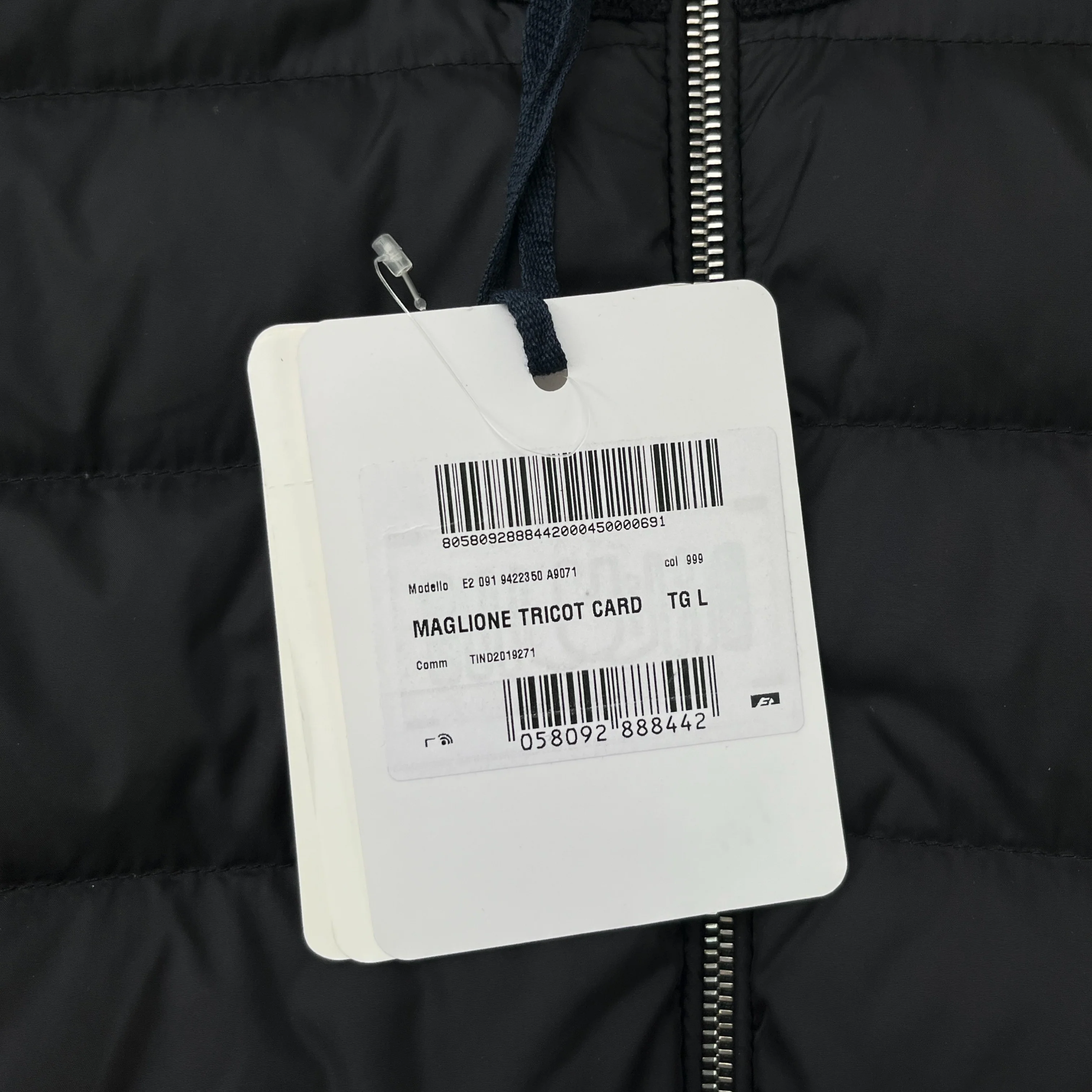 Men's Maglione Jacket Black Size L - Image 7