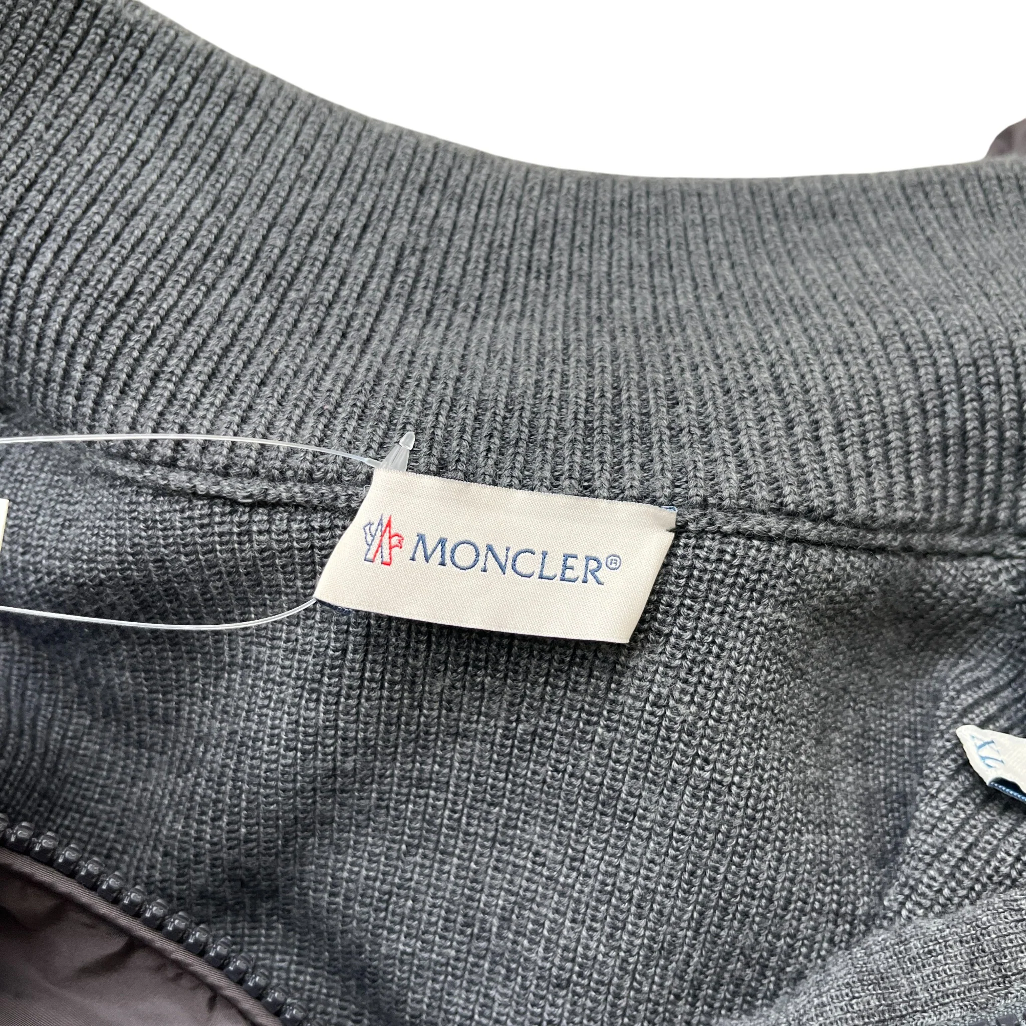 Men's Maglione Tricot Cardigan Grey Size XL - Image 7