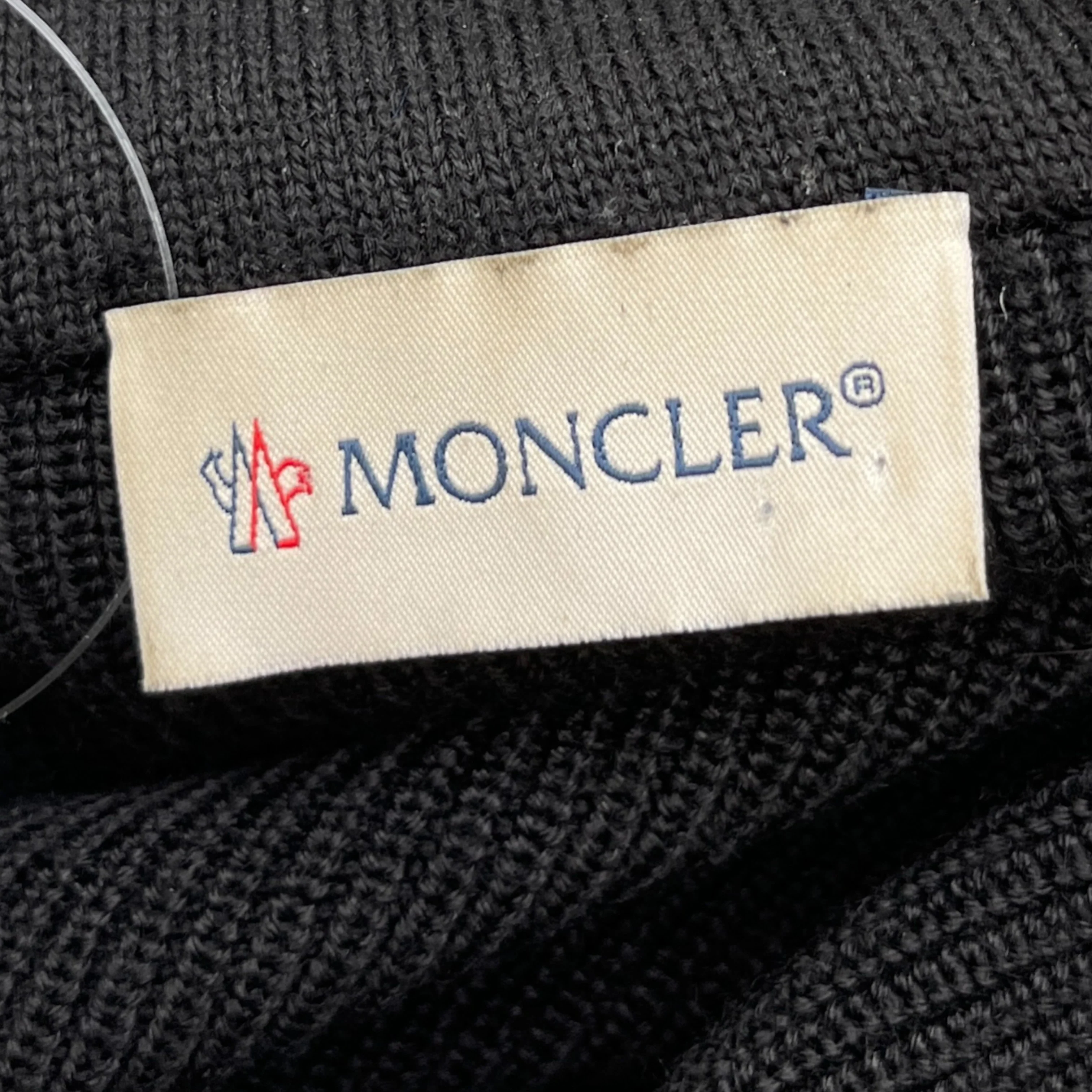 Men's Maglione Tricot Jacket Black Size XXL - Image 7