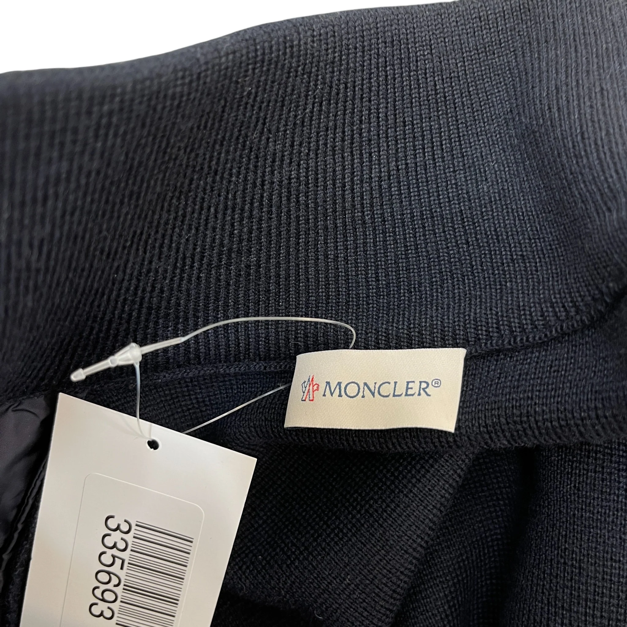 Men's Maglione Tricot Jacket Navy Size M - Image 7