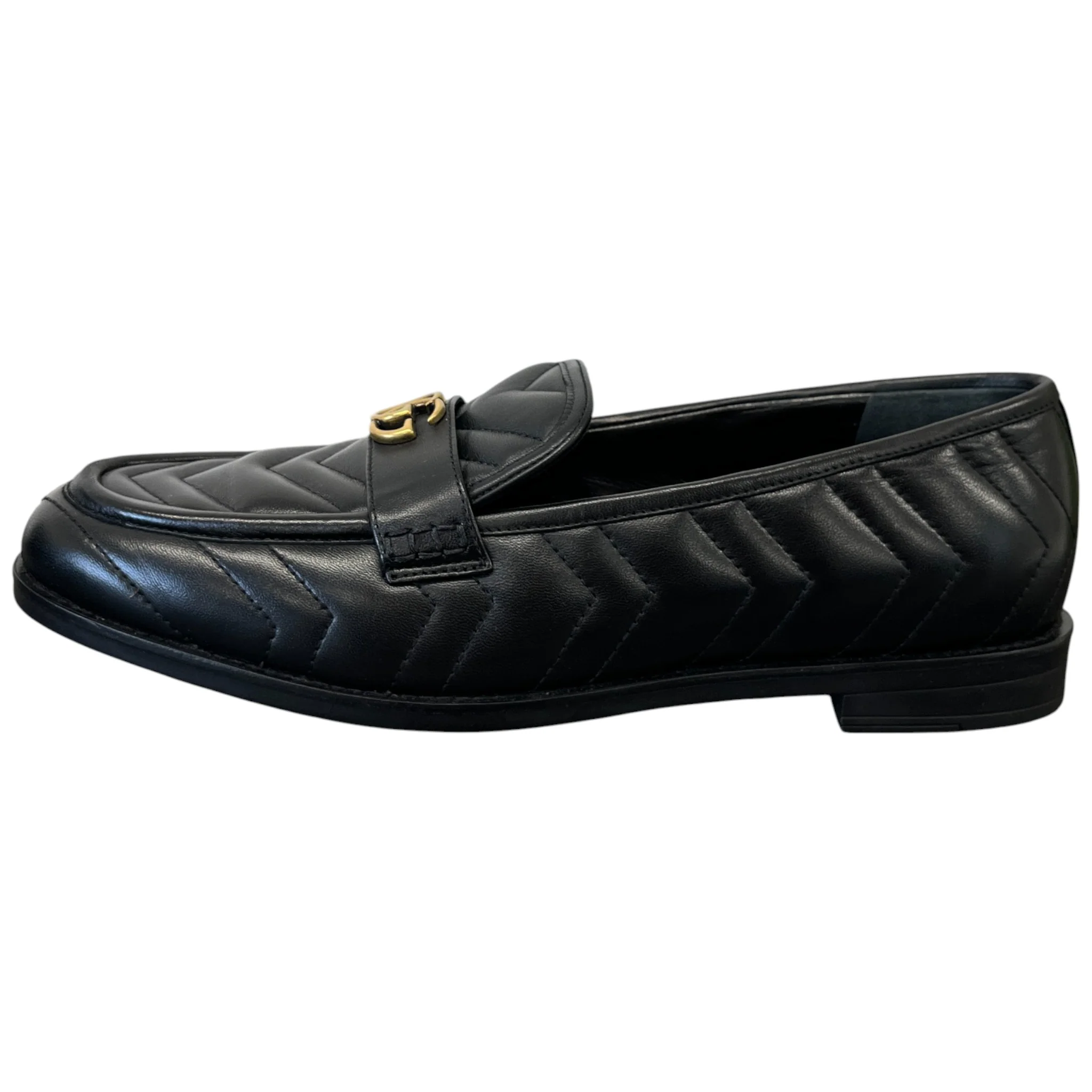 Men's Marmont Matelassé Quilted Loafers Black Size EU 42 / UK 8 - Image 5