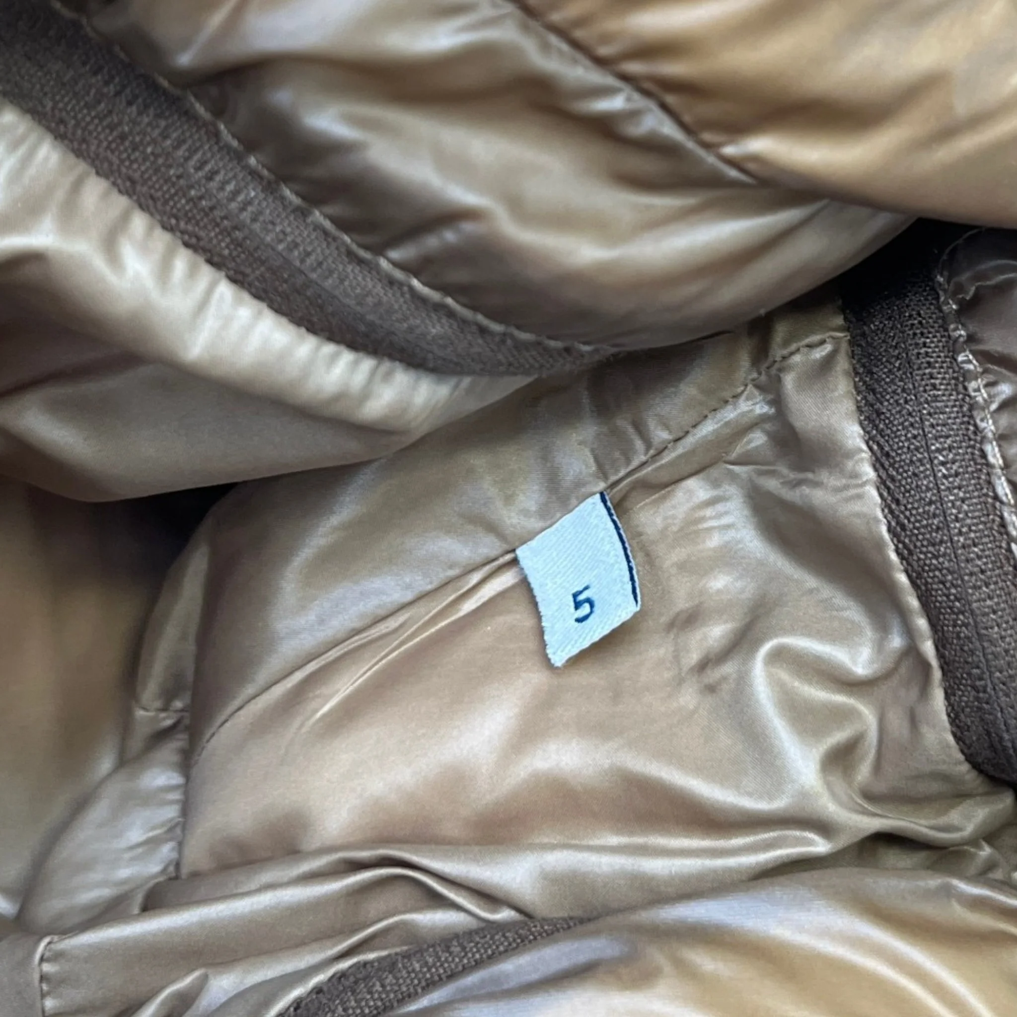 Men's Marque Down Jacket Brown Size 5 / XXL - Image 7