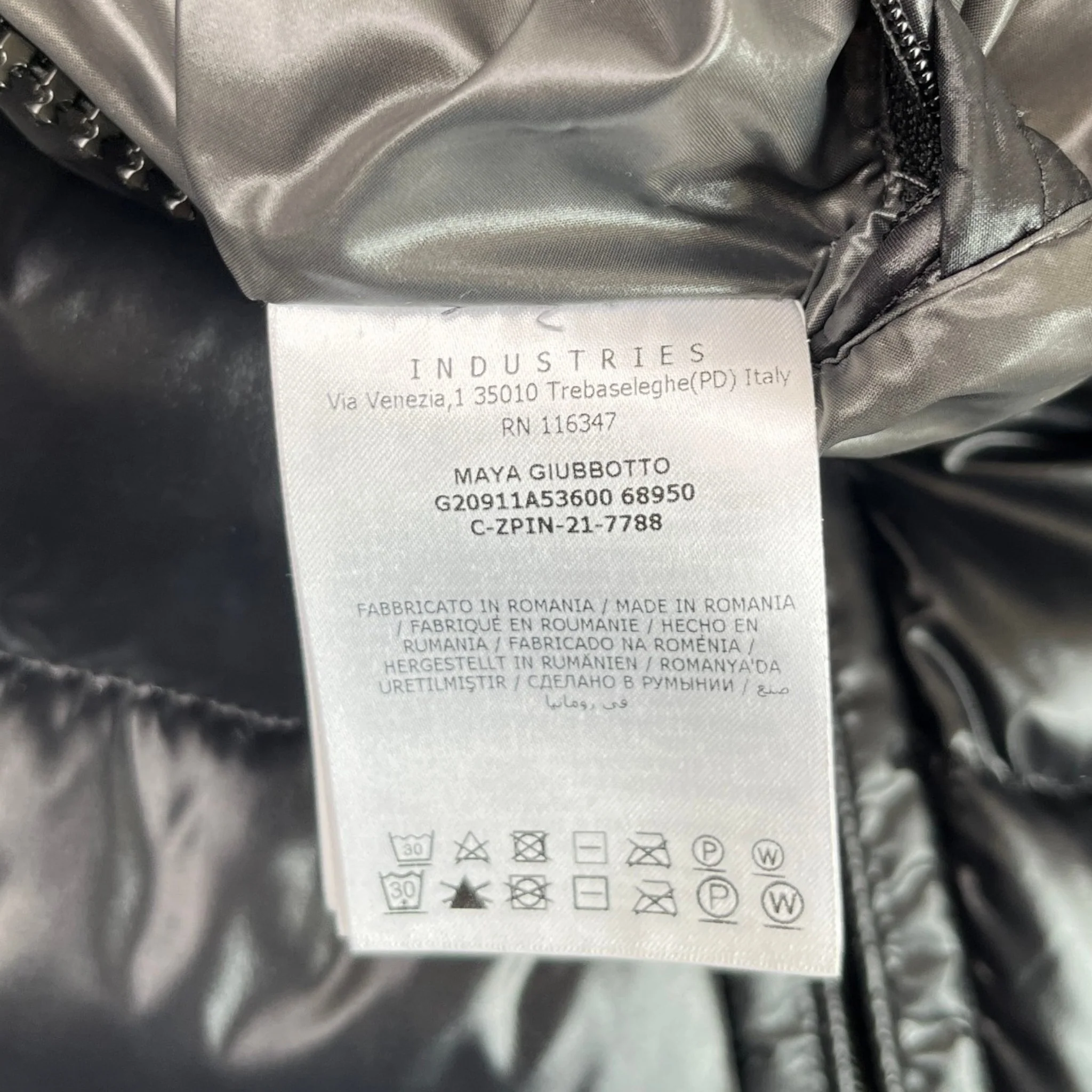 Men's Maya Down Jacket Black Size 2 / M - Image 8