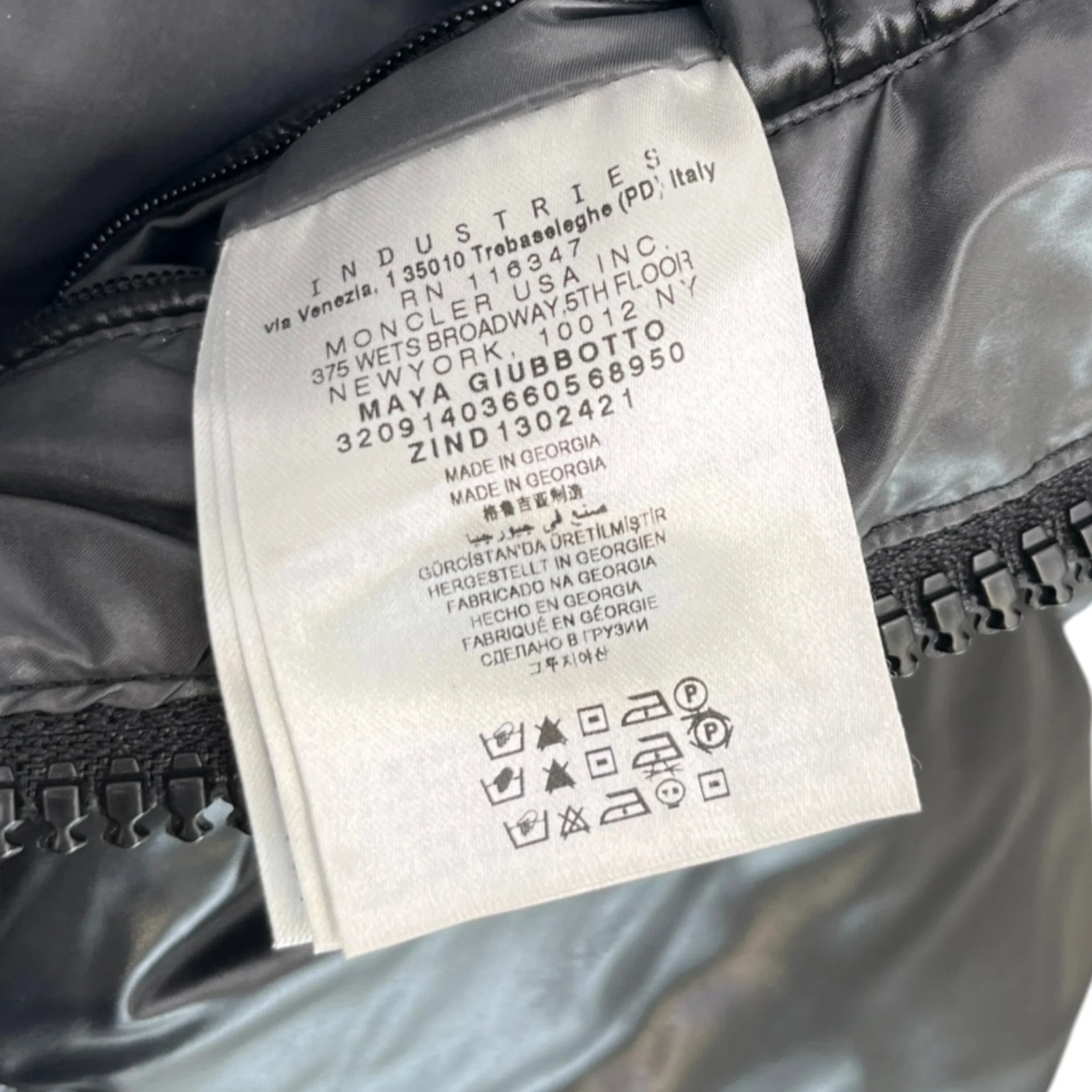 Men's Maya Down Jacket Black Size 4 / XL - Image 8