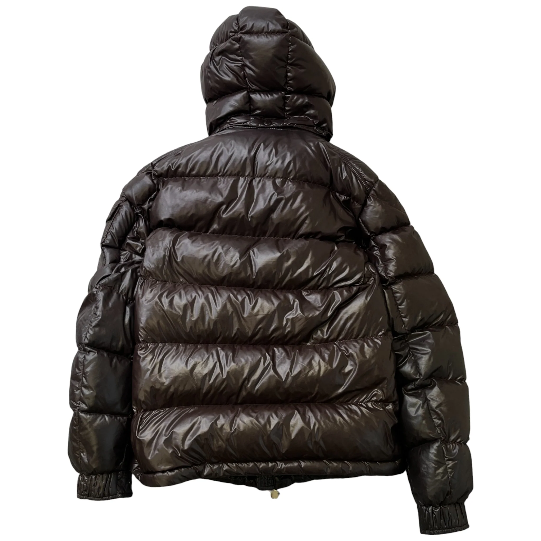 Men's Maya Down Jacket Brown Size 1 / S - Image 2