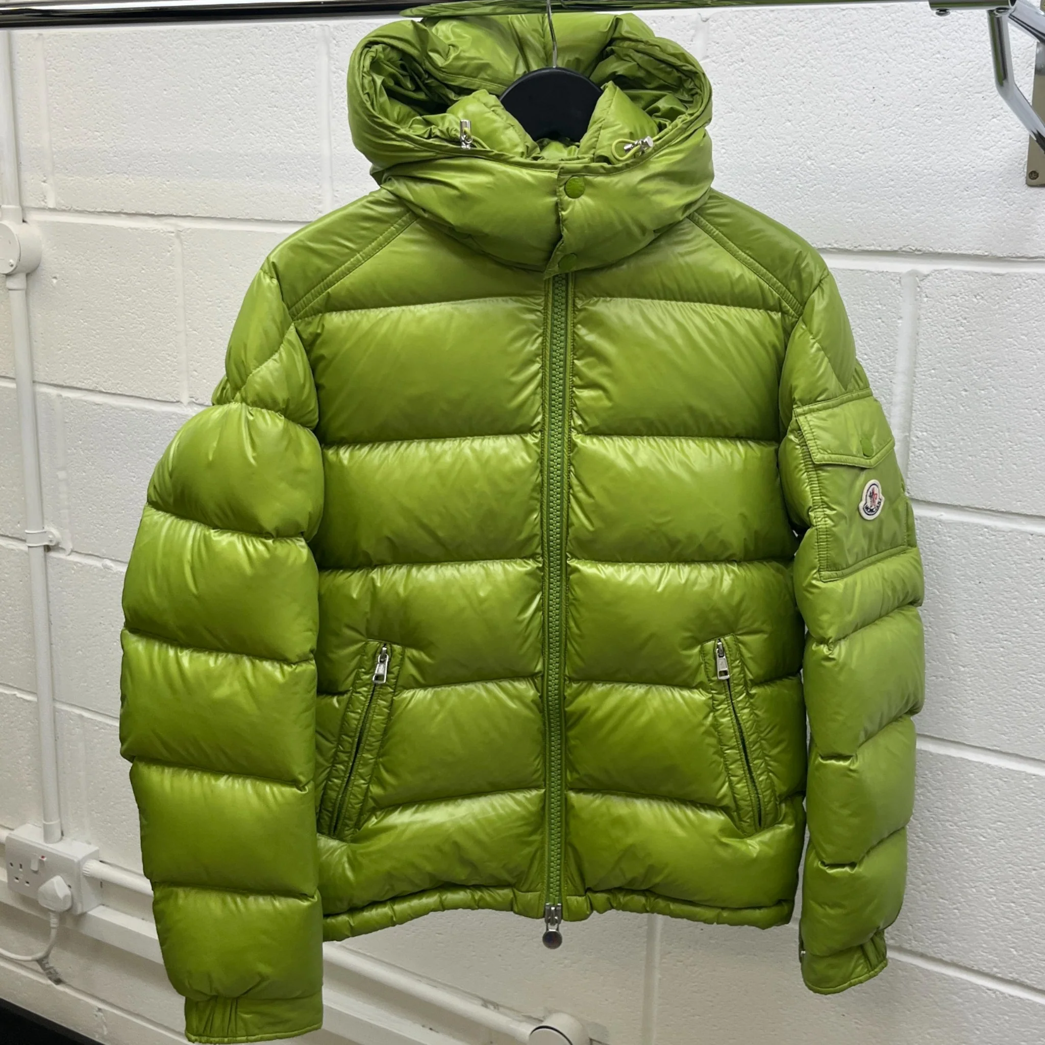 Men's Maya Down Jacket Green Size 1 / S - Image 10