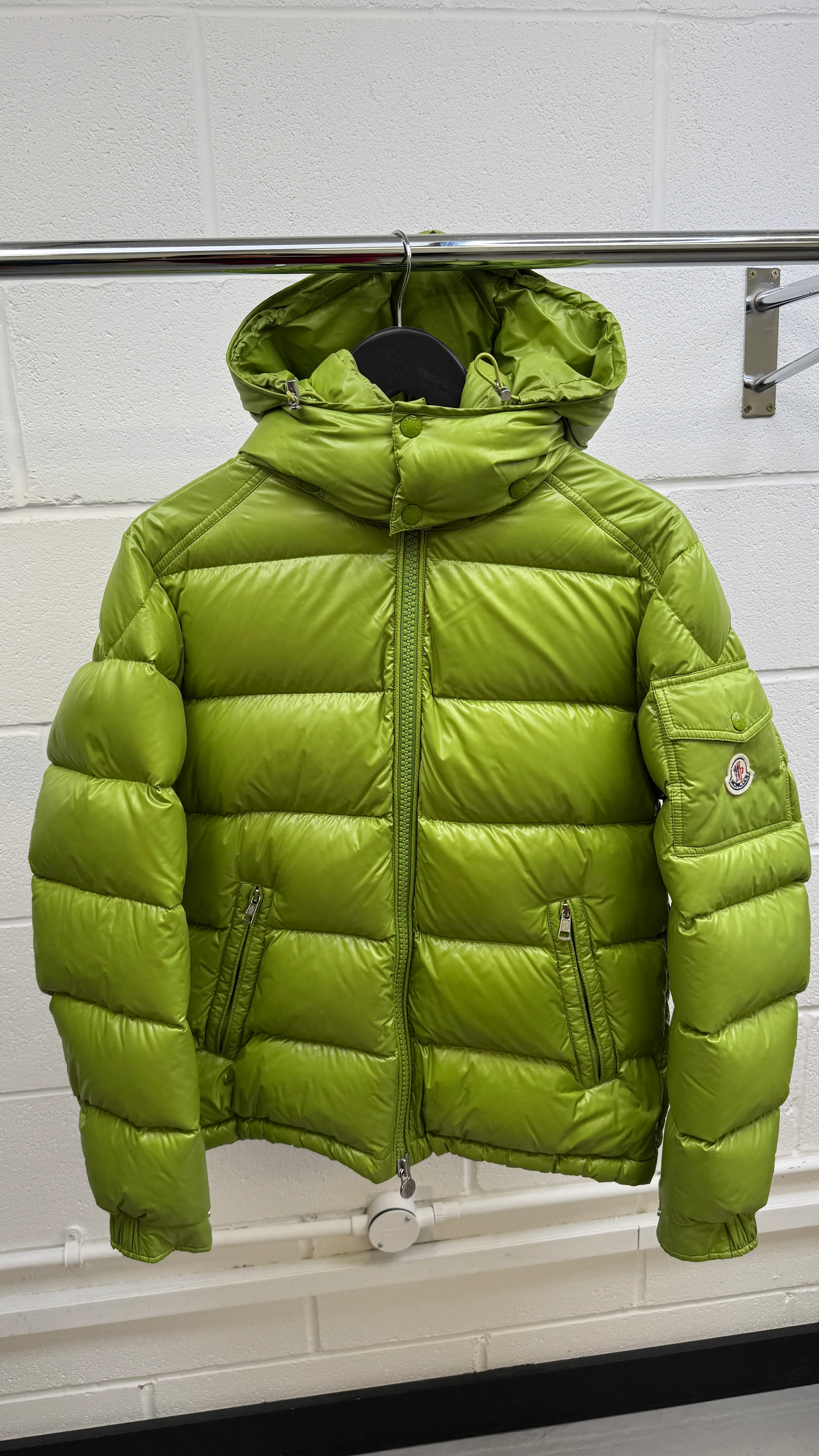 Men's Maya Down Jacket Green Size 1 / S - Image 11