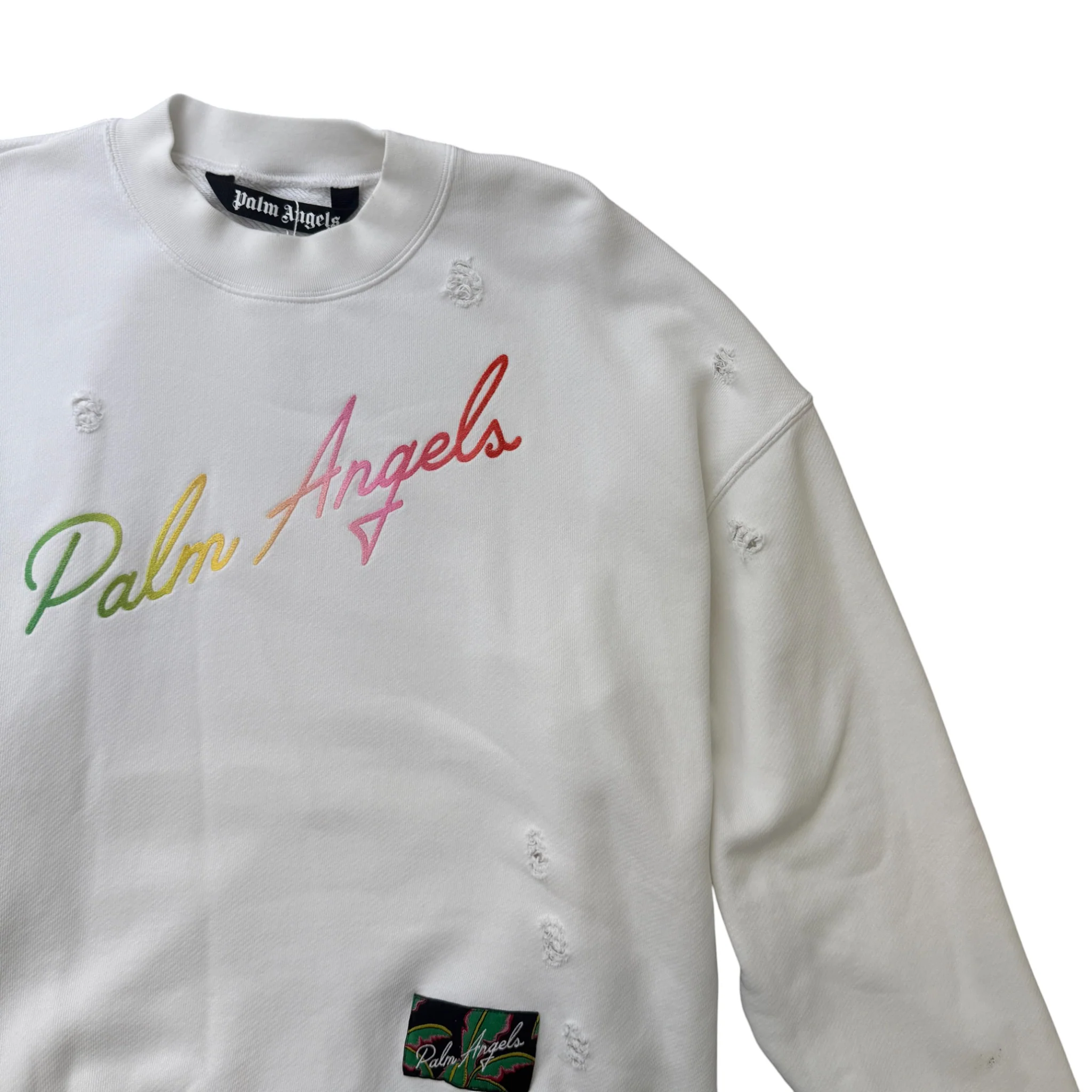Men's Miami Logo Jumper White Size S - Image 3