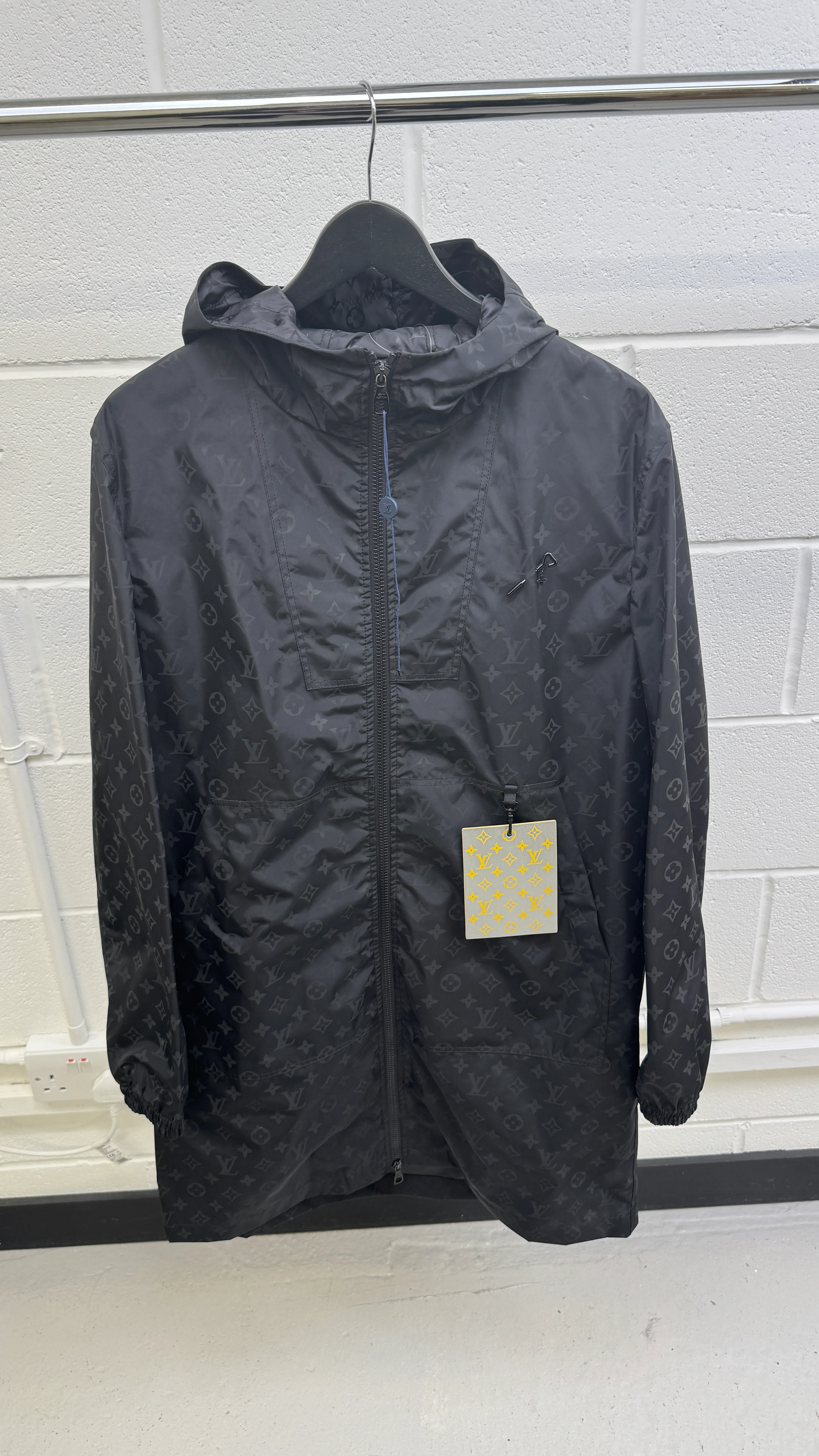 Men's Midlanders Monogram Windbreaker Black Size IT 44 / XS - Image 10