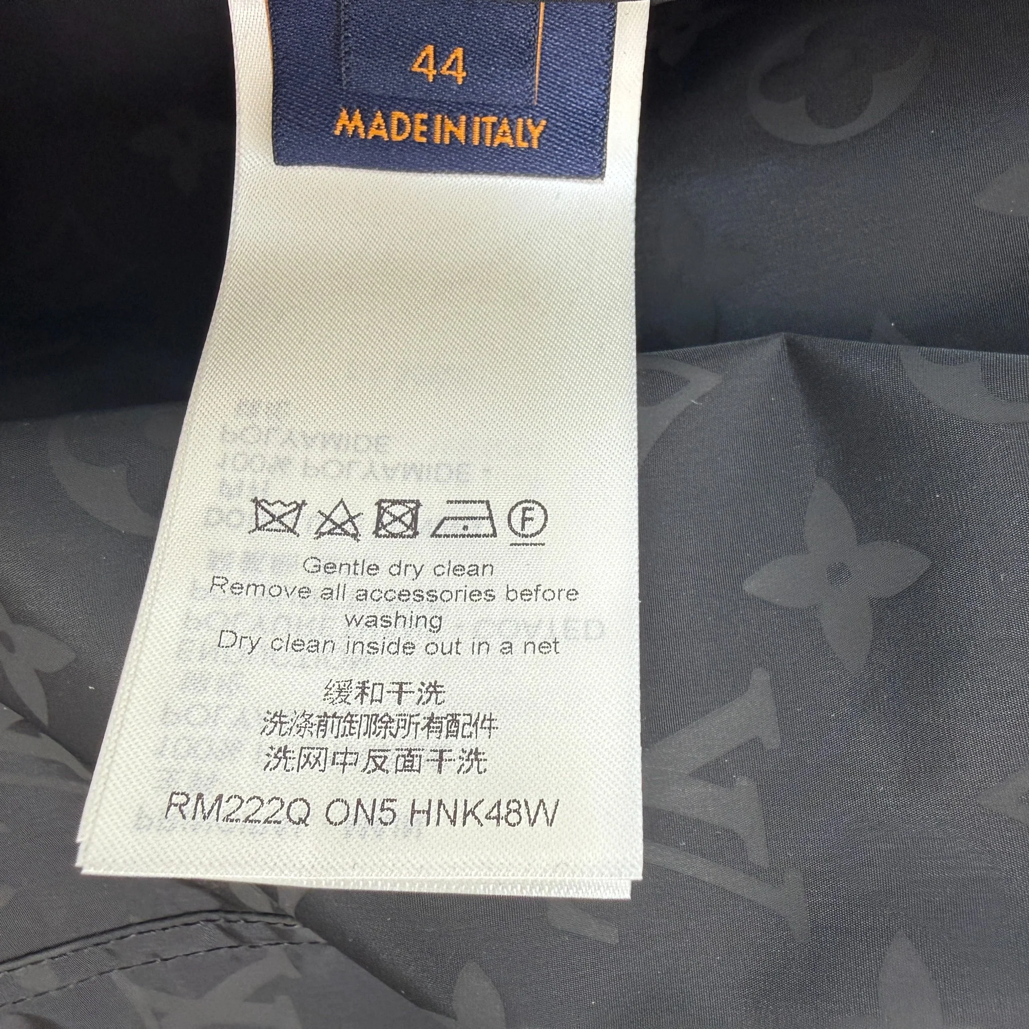 Men's Midlanders Monogram Windbreaker Black Size IT 44 / XS - Image 6