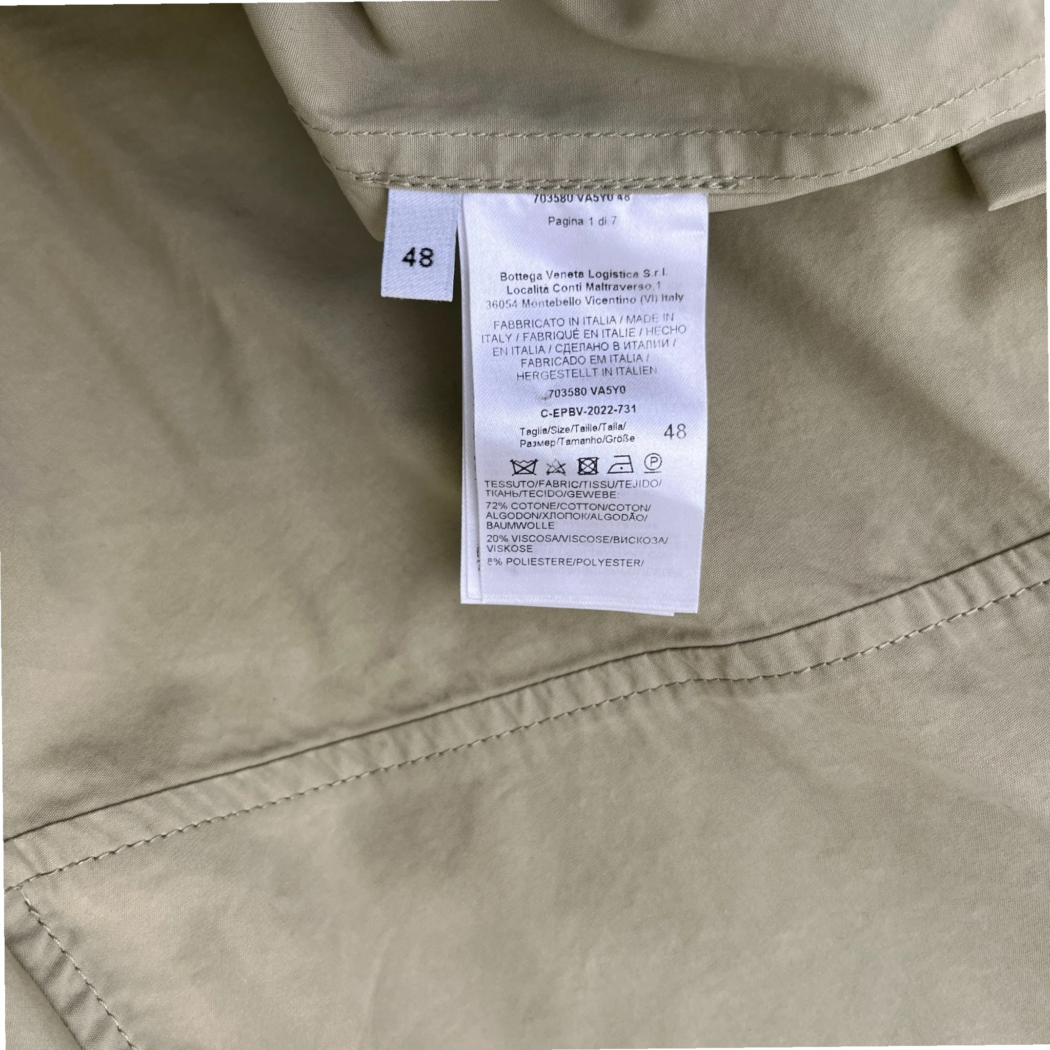 Men's Military OverShirt Green Size IT 48 / UK M - Image 6