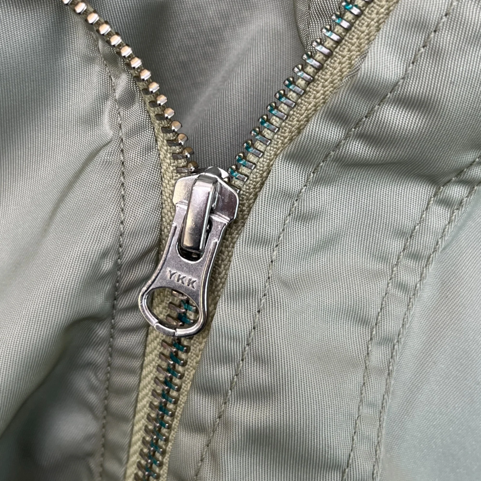 Men's Mm6 Long Bomber Jacket Green Size XL - Image 6