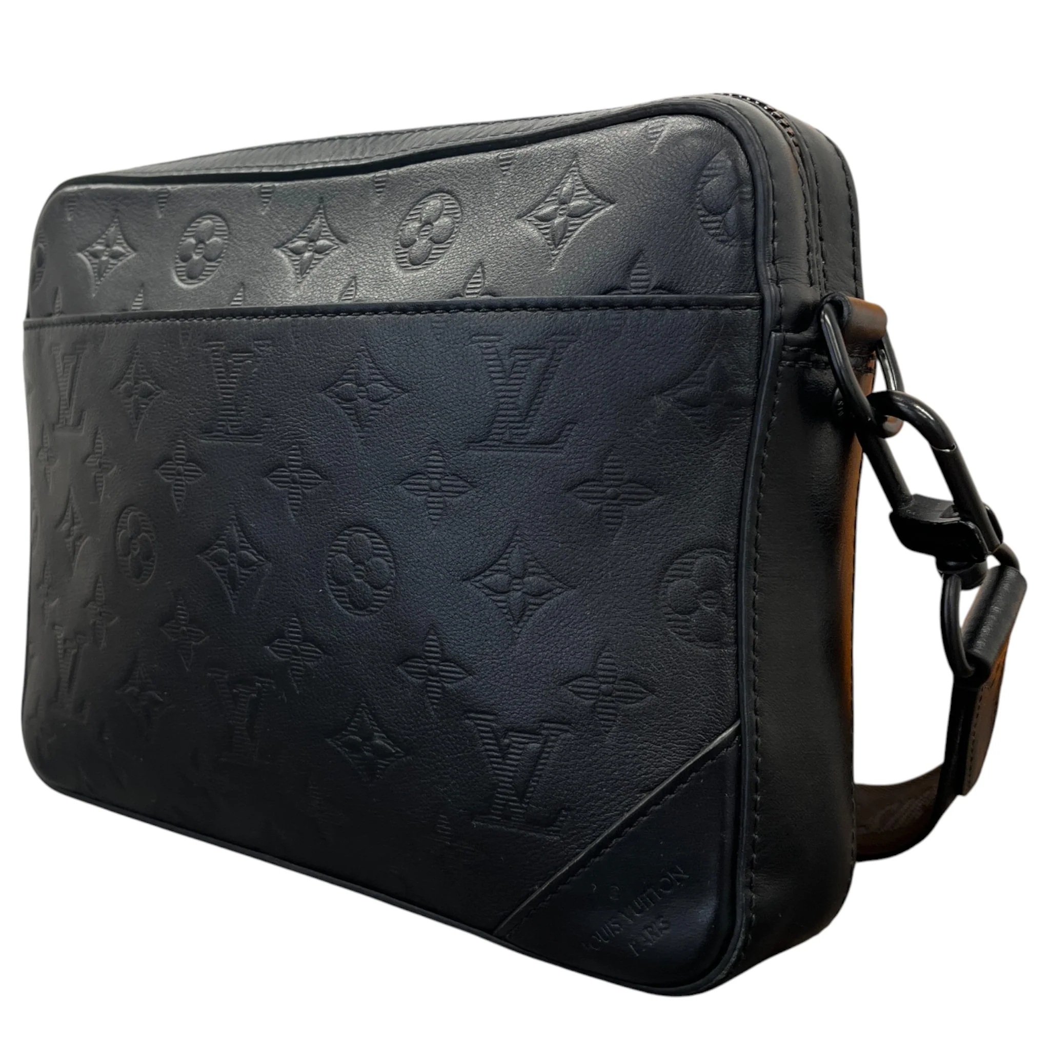 Men's Monogram Duo Messenger Bag Black - Image 6