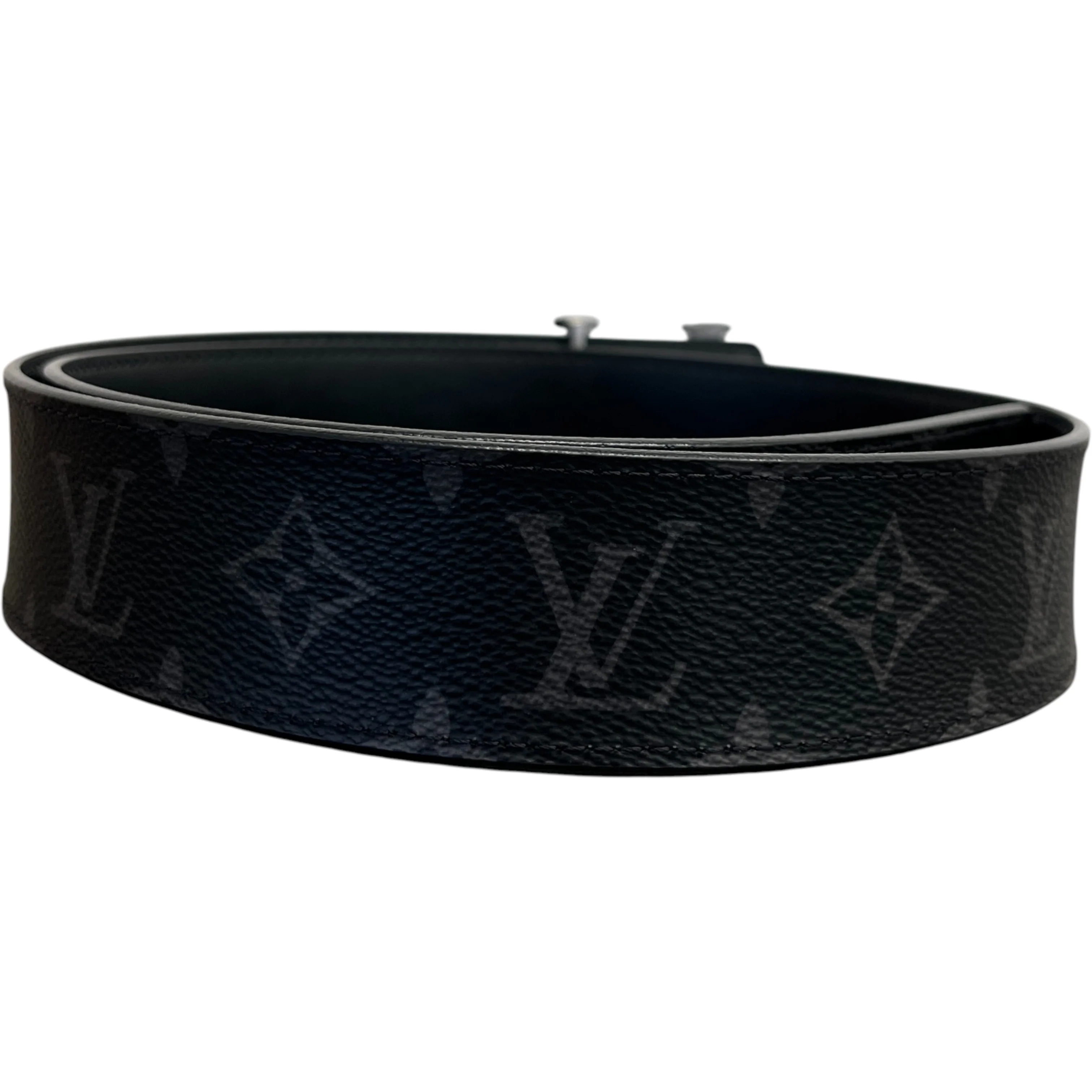 Men's Monogram Eclipse Reversible Belt Black Size Waist 28" - Image 5