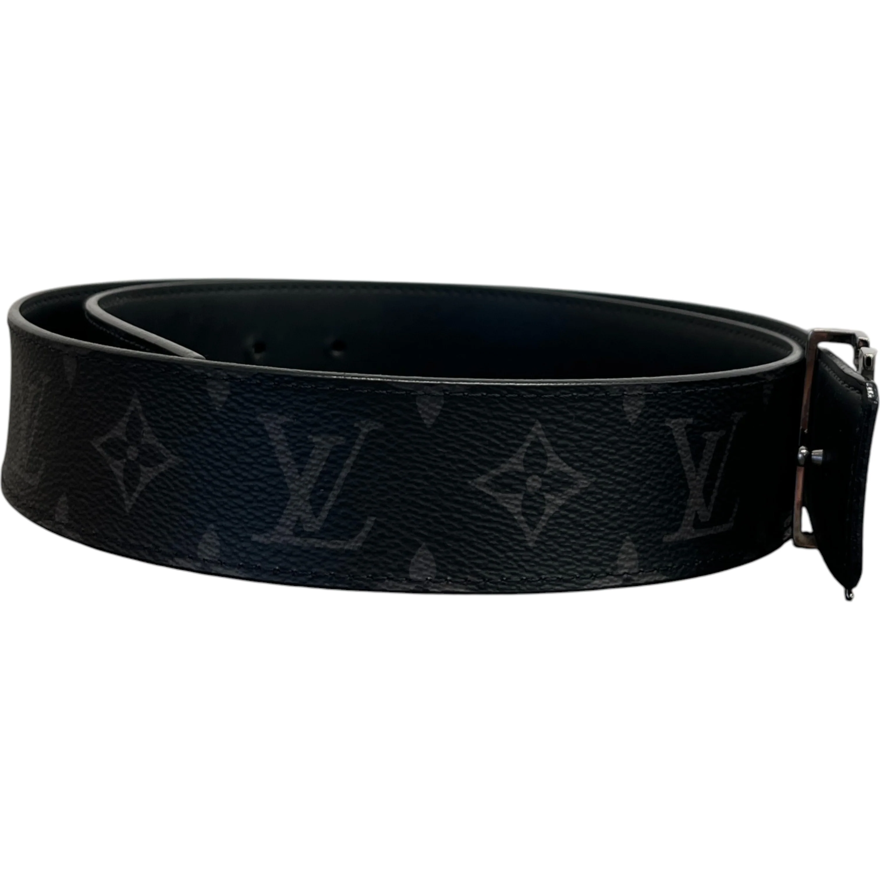 Men's Monogram Eclipse Reversible Belt Black Size Waist 28" - Image 6