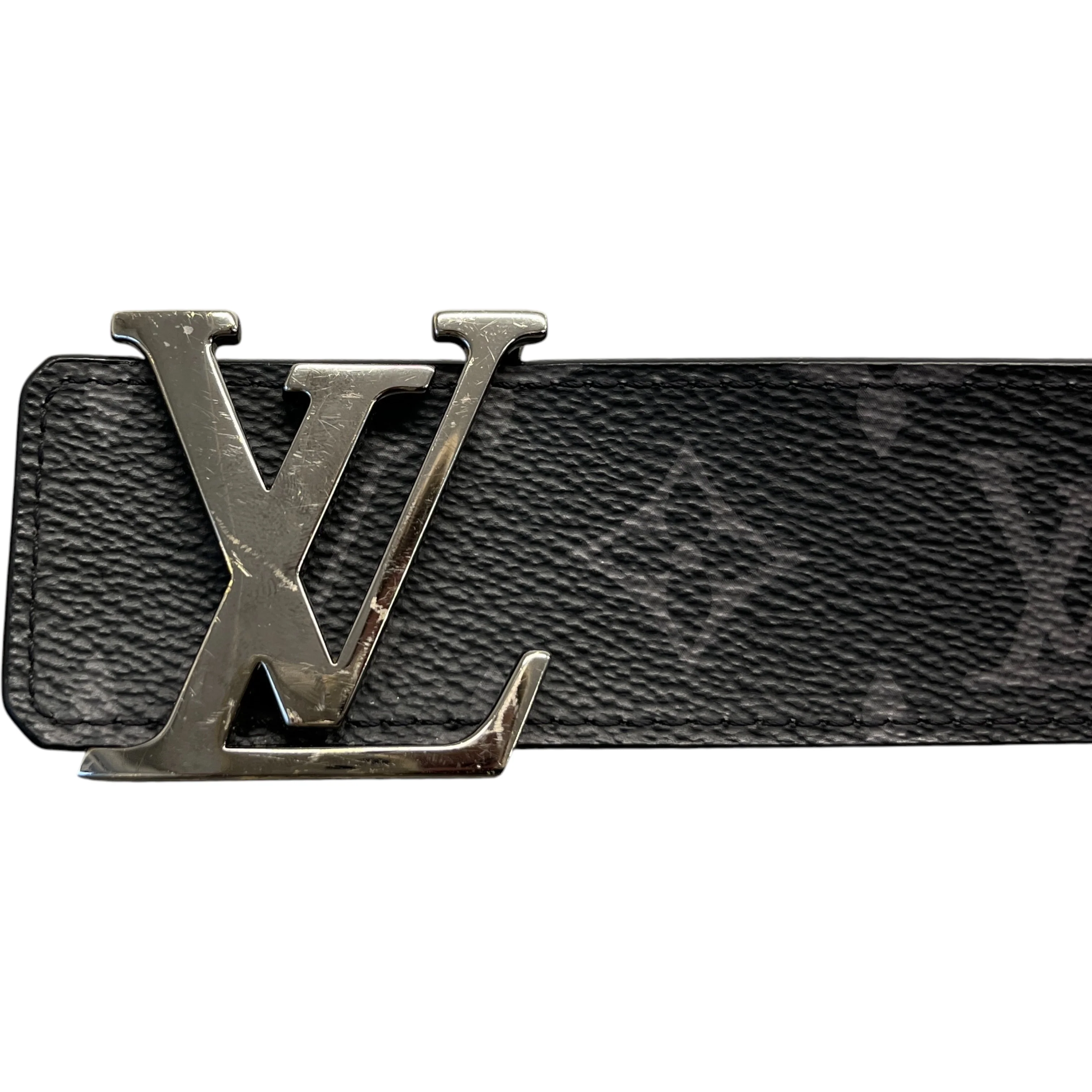 Men's Monogram Eclipse Reversible Belt Black Size Waist 28" - Image 8