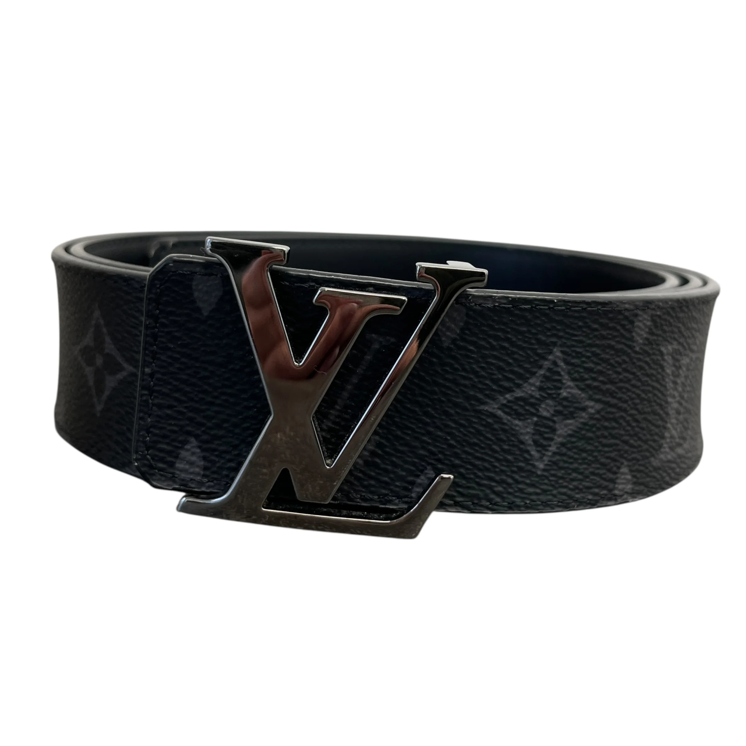 Men's Monogram Eclipse Reversible Belt Black Size Waist 38"