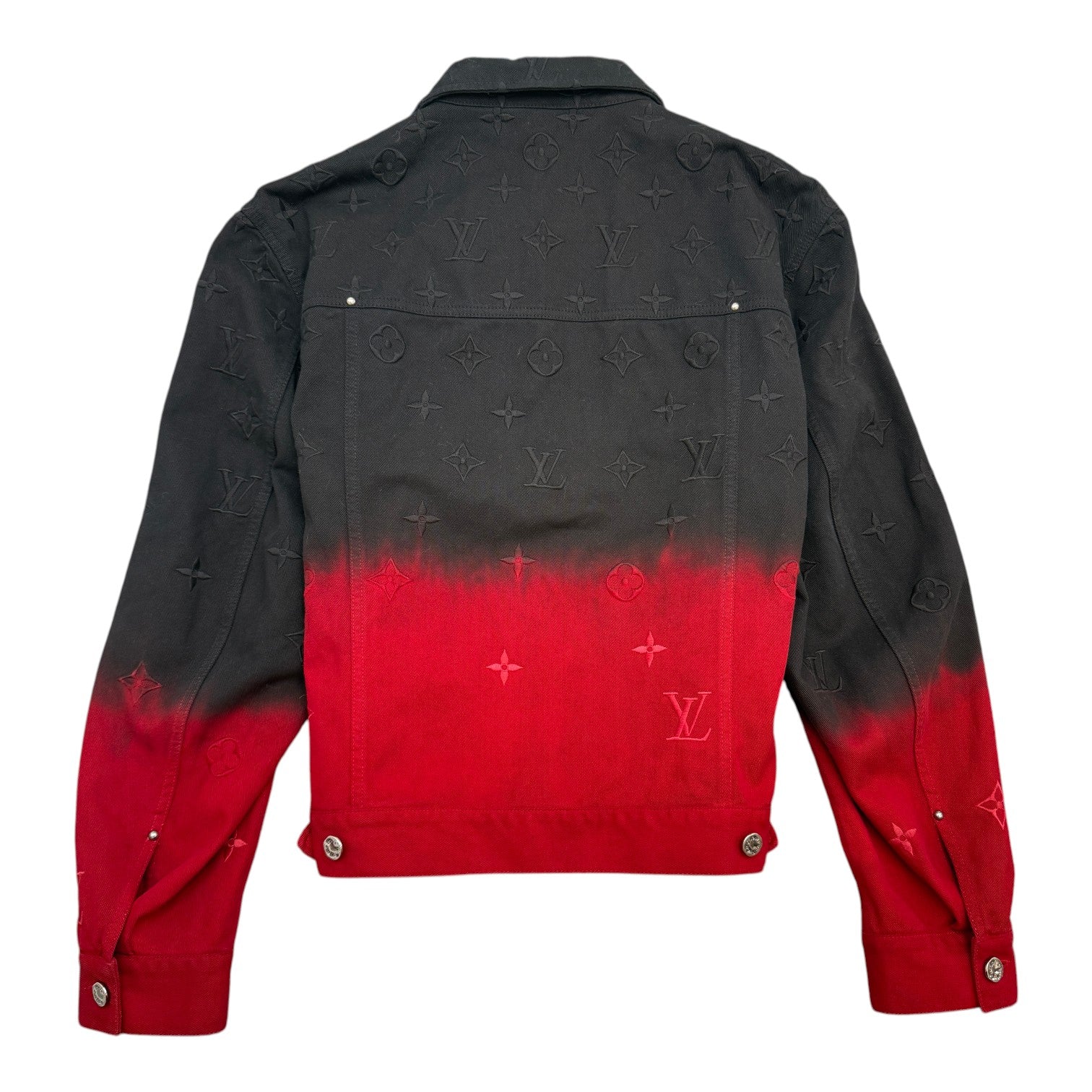 Men's Monogram Gradient Ombre Jacket Black Size IT 56 / XXXL - Image 2