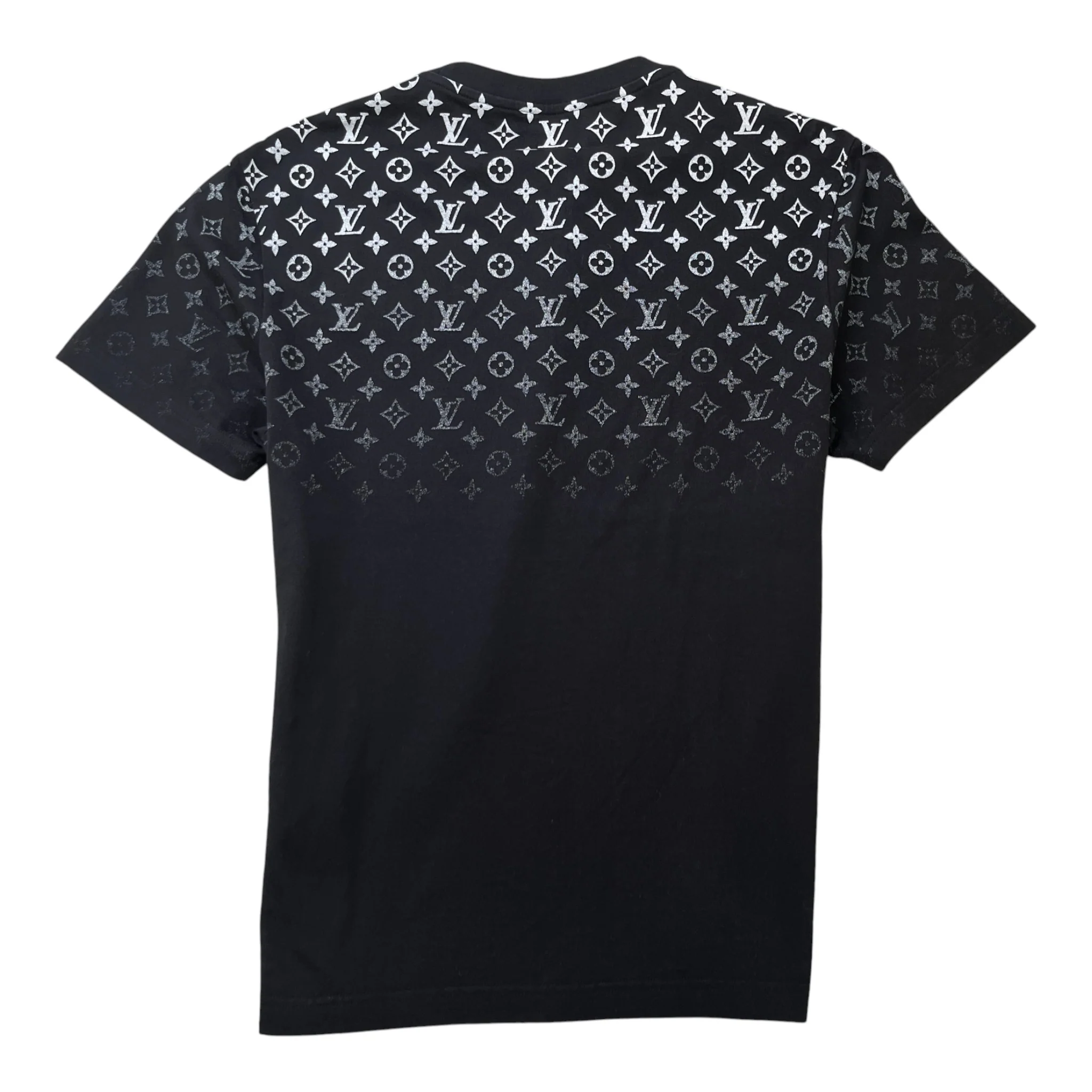 Men's Monogram Gradient T-Shirt Black Size M - Image 2