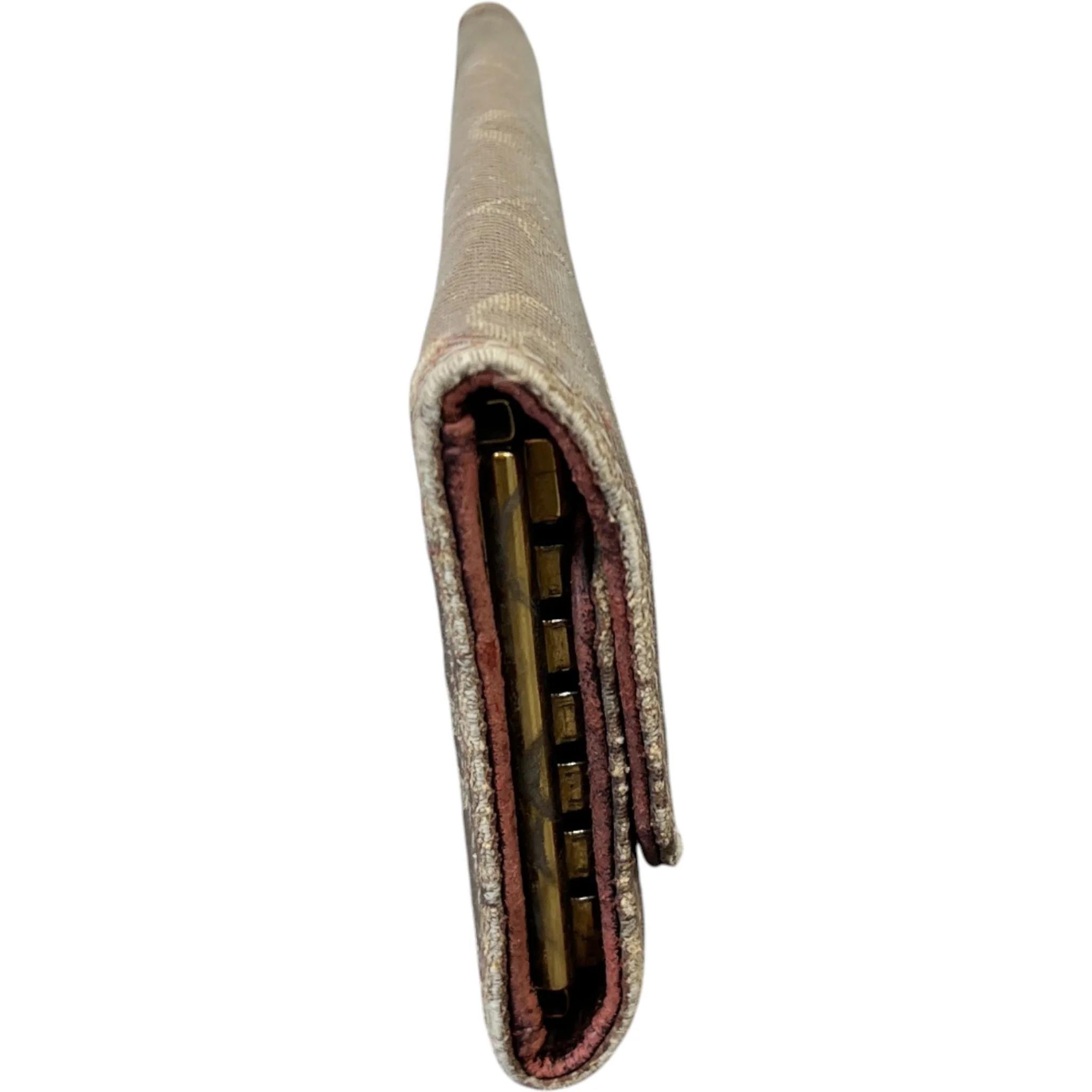 Men's Monogram Key Case Card Holder Beige - Image 3